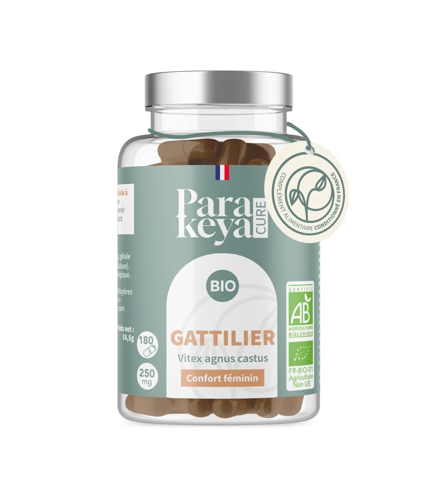 Gattilier Bio 250 mg - 180 g lules - Confort f minin & quilibre au quotidien - Compl ment alimentaire 180 unit s (Lot de 1) - Buy Online on GoSupps.com