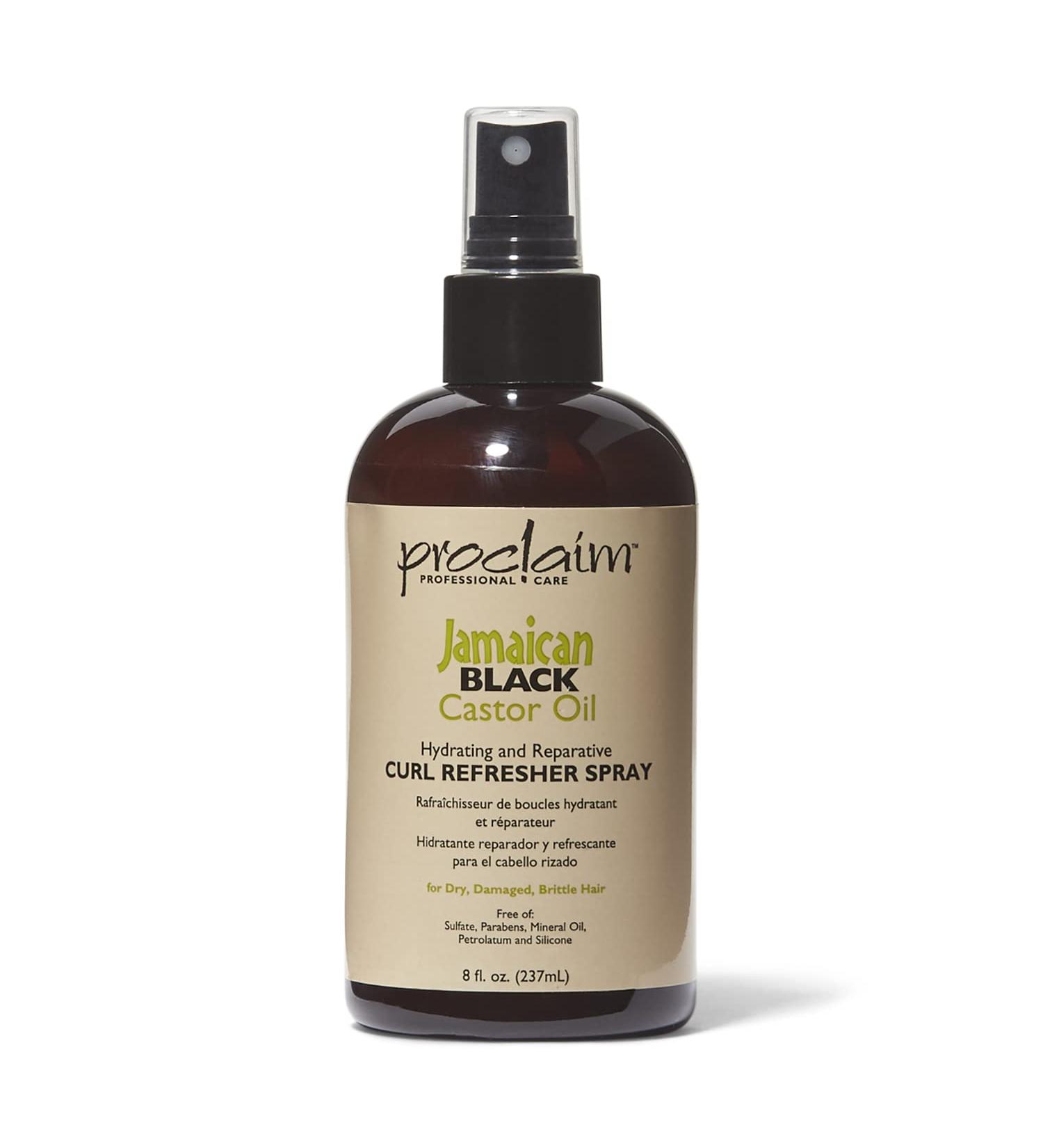 Proclaim Jamaican Black Castor Oil Curl Refresher Spray - Hydrating and Revitalizing Formula - Buy Online on GoSupps.com