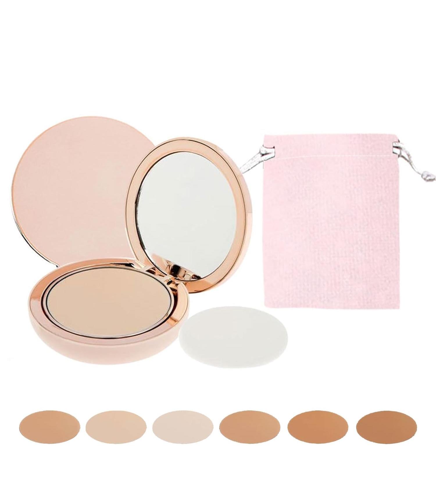 CC Cream Compact SPF 50+ and Pouch CC Cream Makeup Spf Protection + Coverage + Skincare Long-Lasting Waterproof and Sweat-Proof (Ivory Color) - Buy Online on GoSupps.com