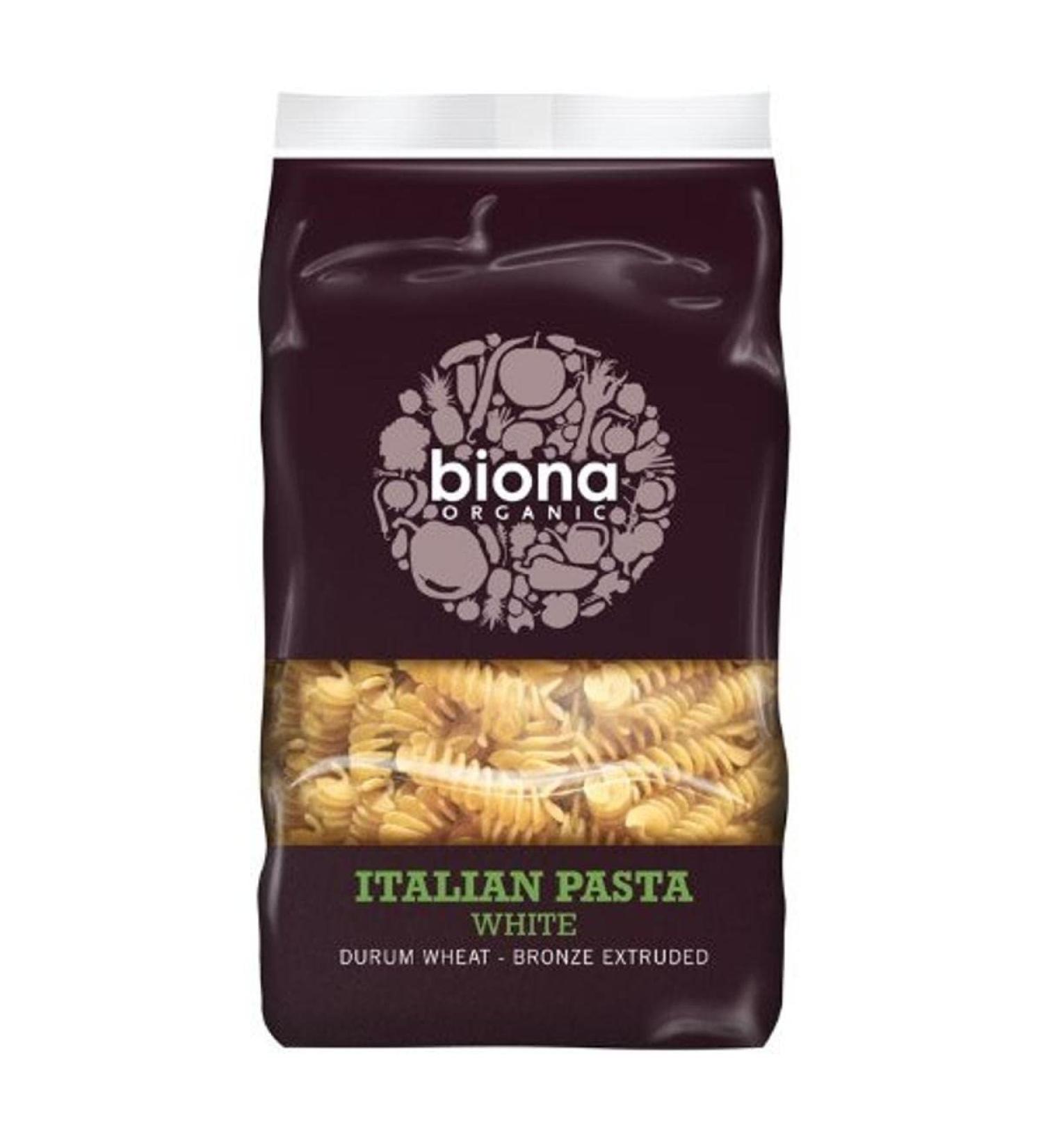 Biona Organic White Fusilli 500 g - Buy Online on GoSupps.com
