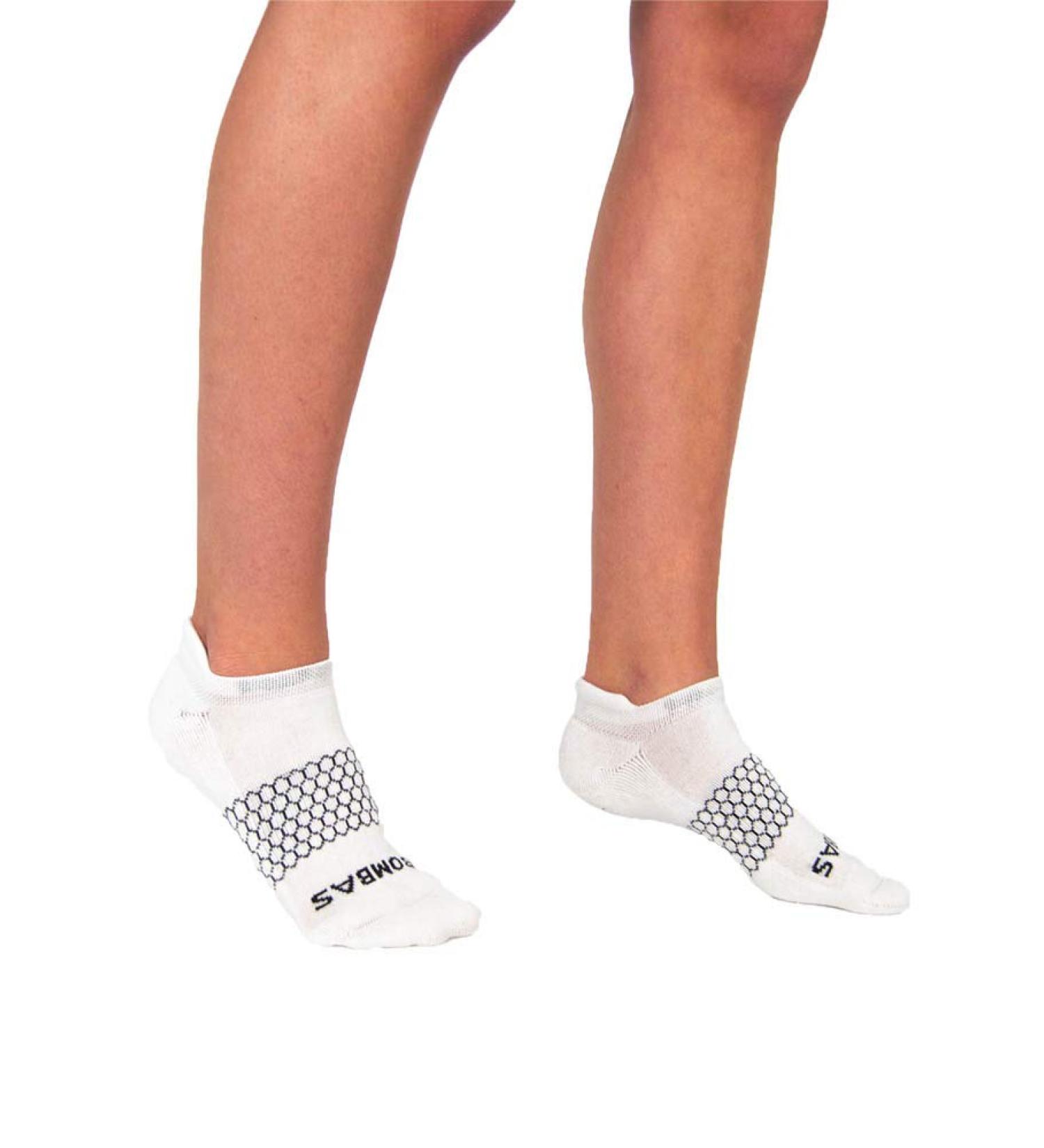 Bombas Women's Originals Ankle Socks - Grey/Blue, Size Medium - Buy Online on GoSupps.com