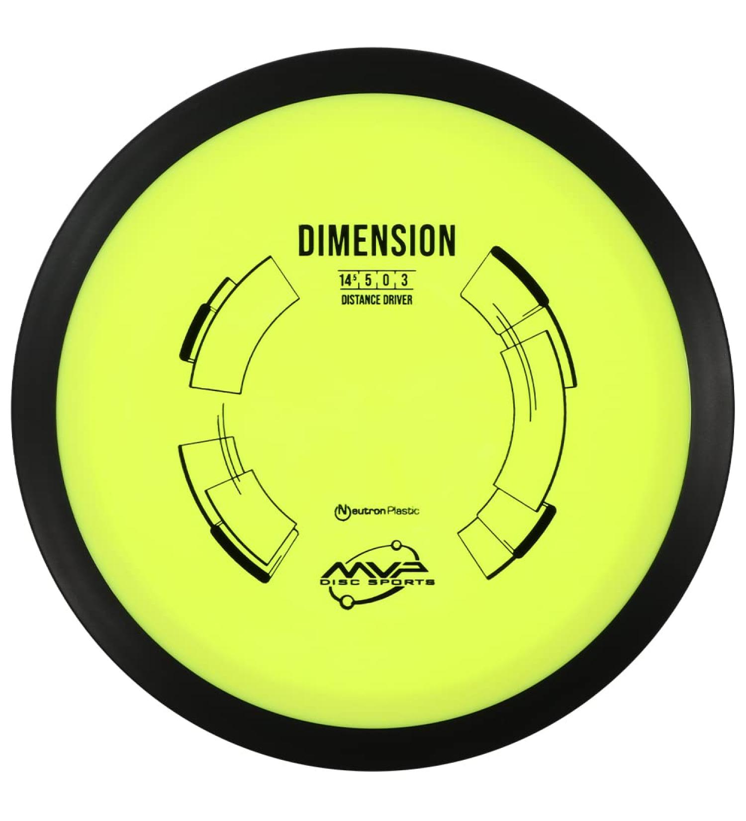 MVP Disc Sports Neutron Dimension 170-175g Disc Golf Distance Driver - Assorted Colors - Buy Online on GoSupps.com