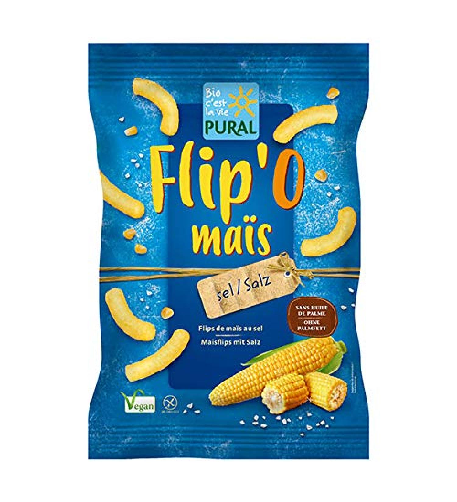 PURALIMENT - FLIP'O MAIS AU SEL 100G