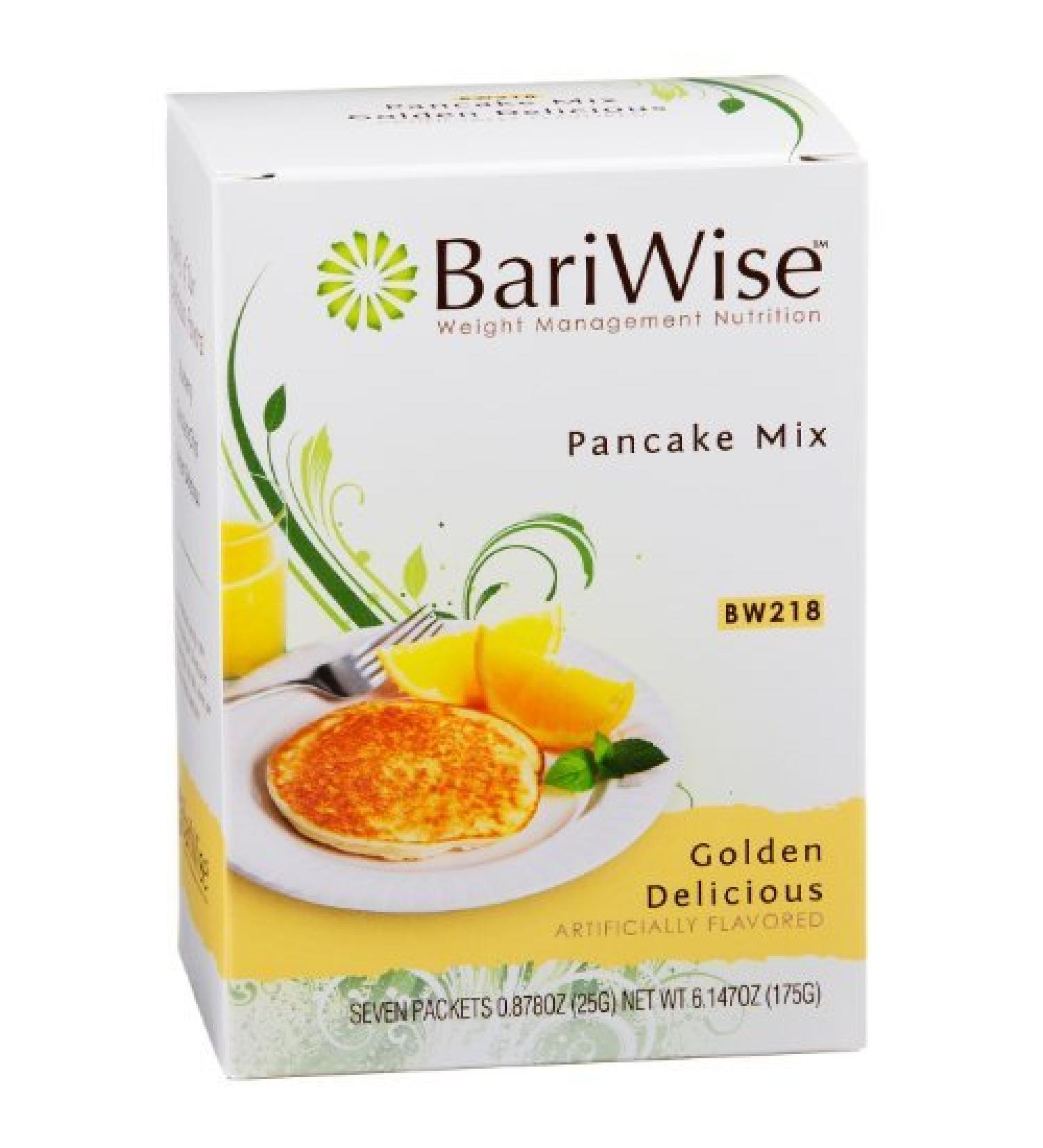 Health Wise Golden Pancakes - High Protein Fluffy and Delicious Pancake Mix (7 Servings)