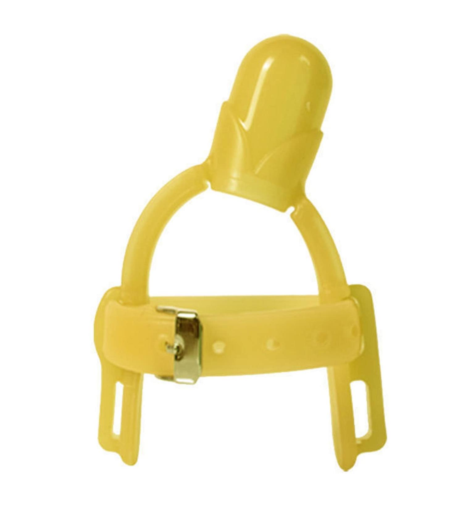 Silicone Baby Teeth Toys - Adjustable Nail-Bite Prevention & Finger Protection for Infants - High Toughness Suction - Yellow - Buy Online on GoSupps.com