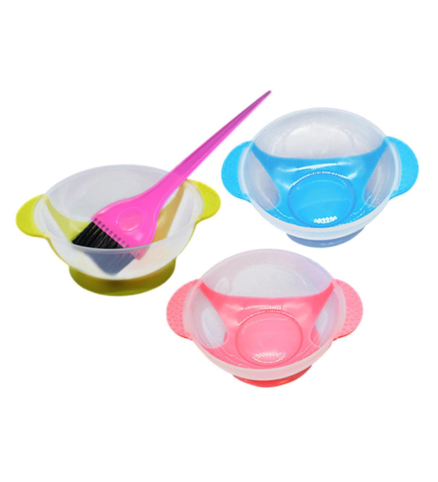 Gogogmee 1 Set Hair Dye Bowl Hair Dye Brush Hair Coloring Mixing Bowl Hair Dyeing Brush Hair Dyeing Bowl and Hair Dyeing Bowl Hair Coloring Bowl and Brush - Buy Online on GoSupps.com
