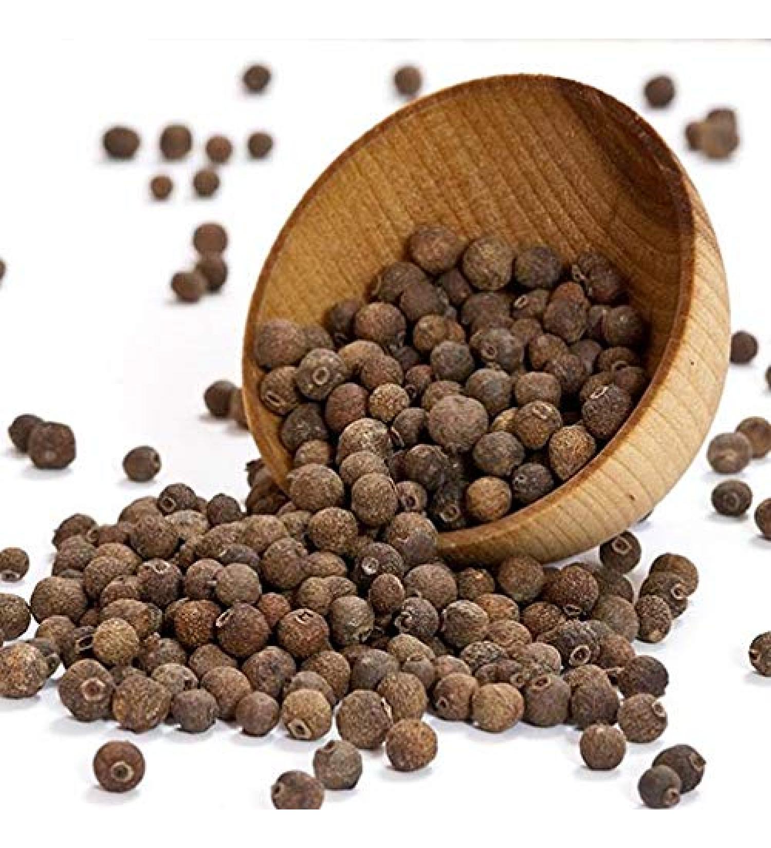 Shopper's Freedom Organic Whole Pimento Seeds - 500g - Jamaican Pepper - Smoked Flavor Herbs & Spices