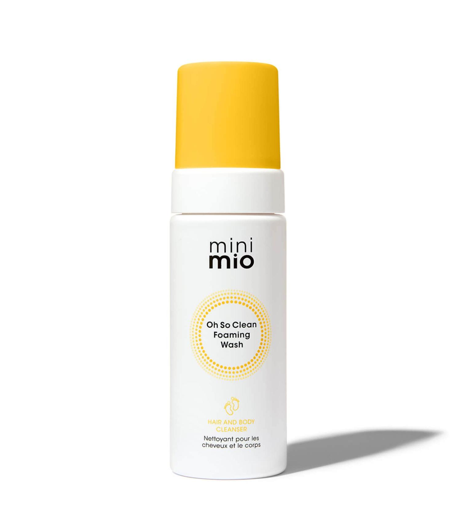 Mini Mio Oh So Clean Foaming Hair and Body Wash 150ml | Gentle No Tears Formula for Kids | Ideal for Sensitive Baby Skin - Buy Online on GoSupps.com