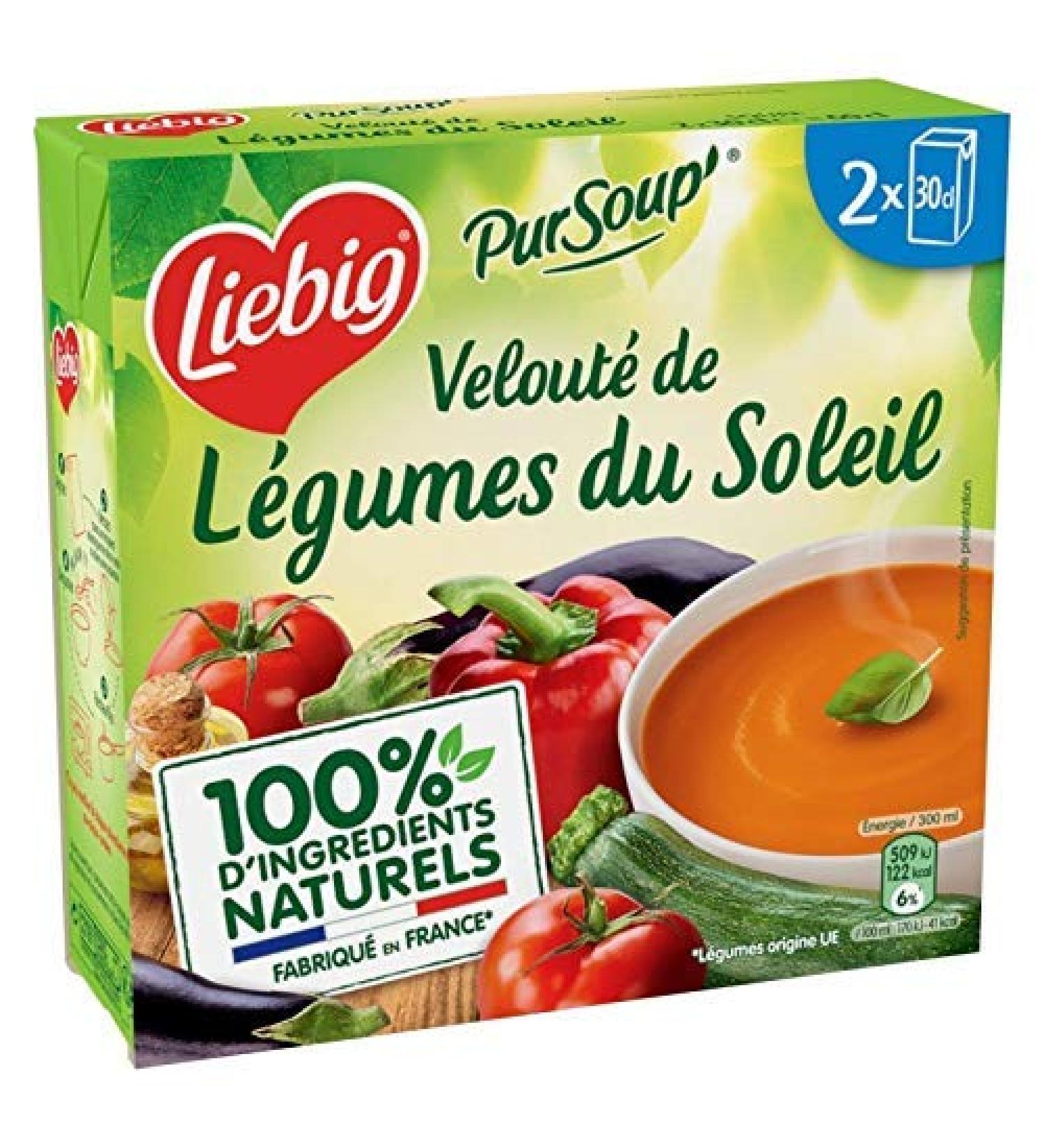 Epicerie sal e LIEBIG - Pursoup Sun-Dried Vegetable Velout Cartons 600ml - Pack of 2 - Best Offer
