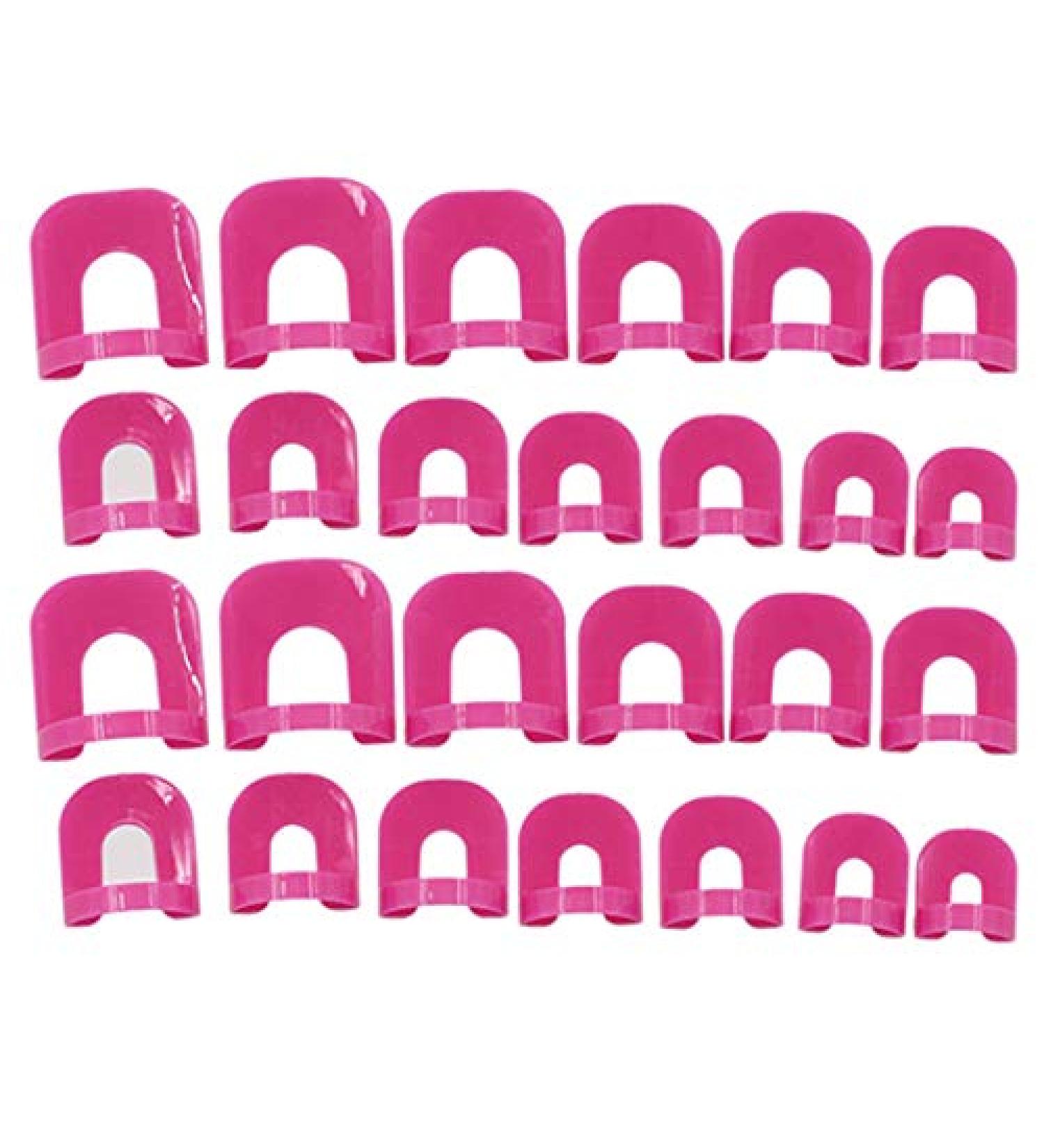 BaoST 26 Pcs Nail Polish Edge Anti-Flooding Template Clips - Reusable Spill Proof Manicure Protector Cover - Buy Online on GoSupps.com