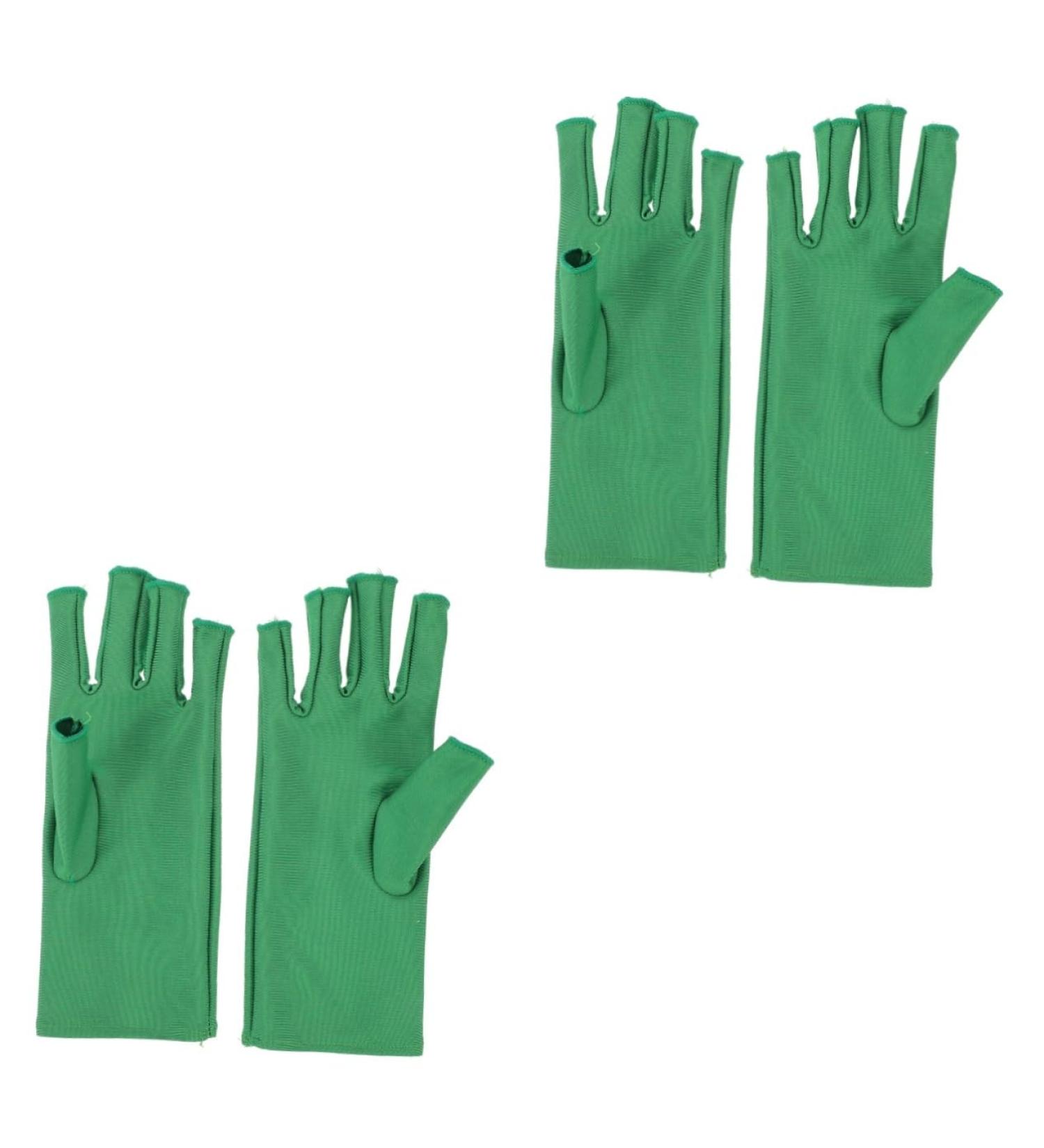 Healeved 2 Pairs Nail Gloves Protection Elastic Spandex Sleeve - Buy Online on GoSupps.com