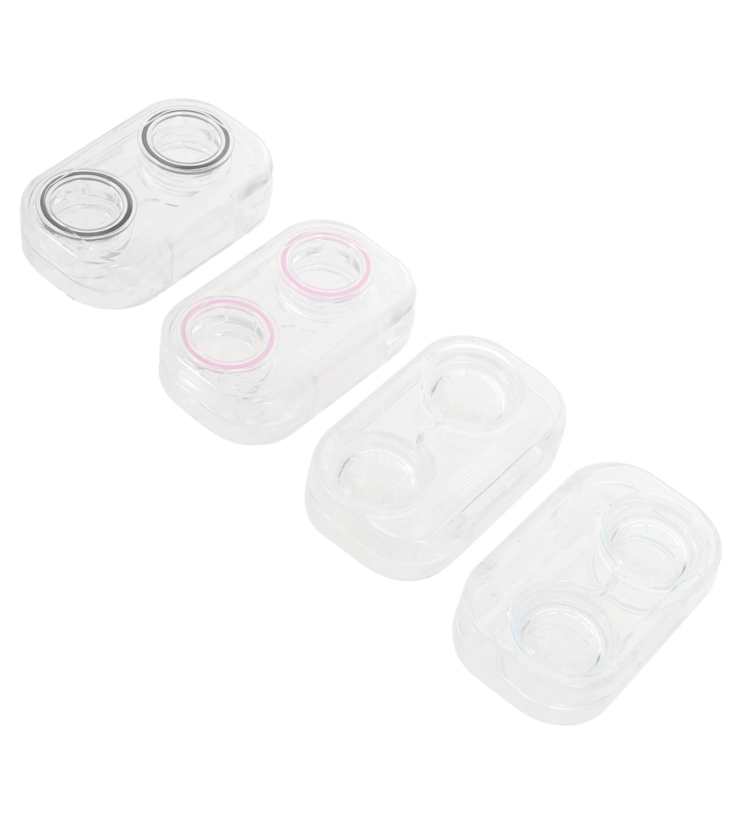 Shop Homsfou Mini Contact Lens Container Set - 4er-Box Travel Case for Colored Contacts & Eye Care Essentials - Buy Online on GoSupps.com