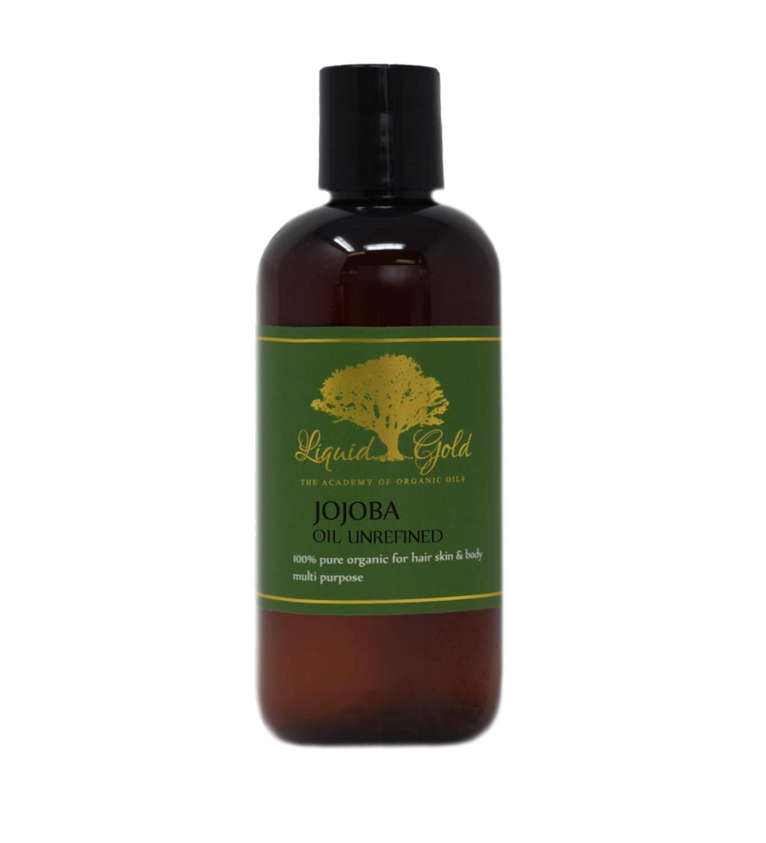 12 Fl.oz Premium Organic Golden Jojoba Oil - Cold Pressed Unrefined 100% Pure for Skin & Nail Care - Buy Online on GoSupps.com