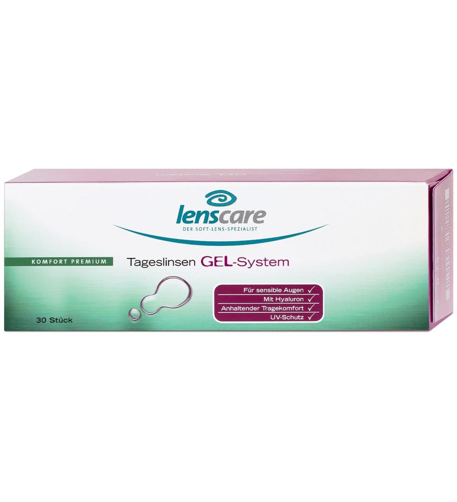Buy GEL System Daily Lenses - 30 Pieces | BC 8.6mm | DIA 14.2mm | -2.25 Diopters - Global Shipping - Buy Online on GoSupps.com