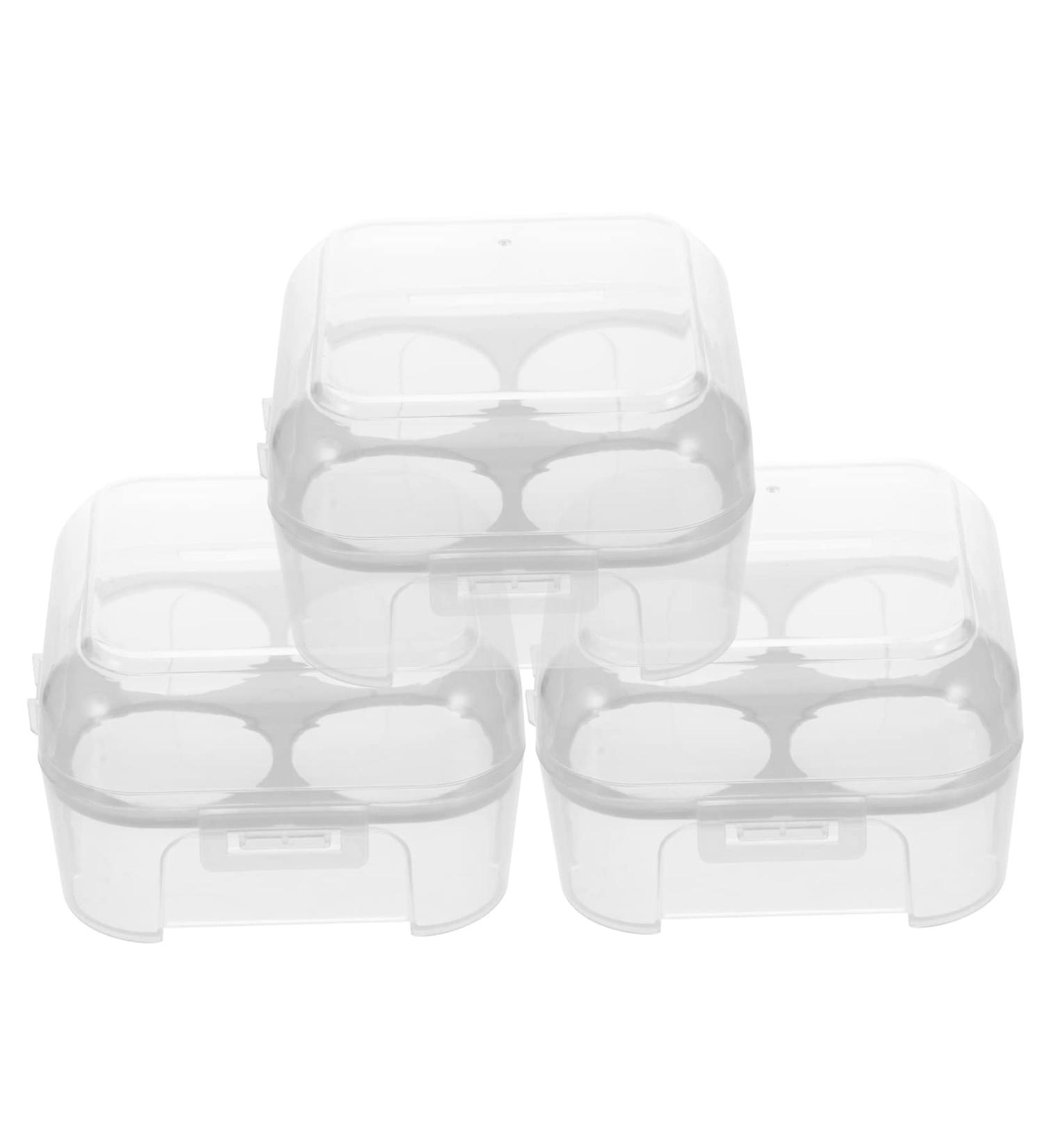 Gatuida 3pcs 4 4 Grid Egg Storage Box Eggs Compartment Egg Holder Egg Storage Container Splitter re-usable - Buy Online on GoSupps.com