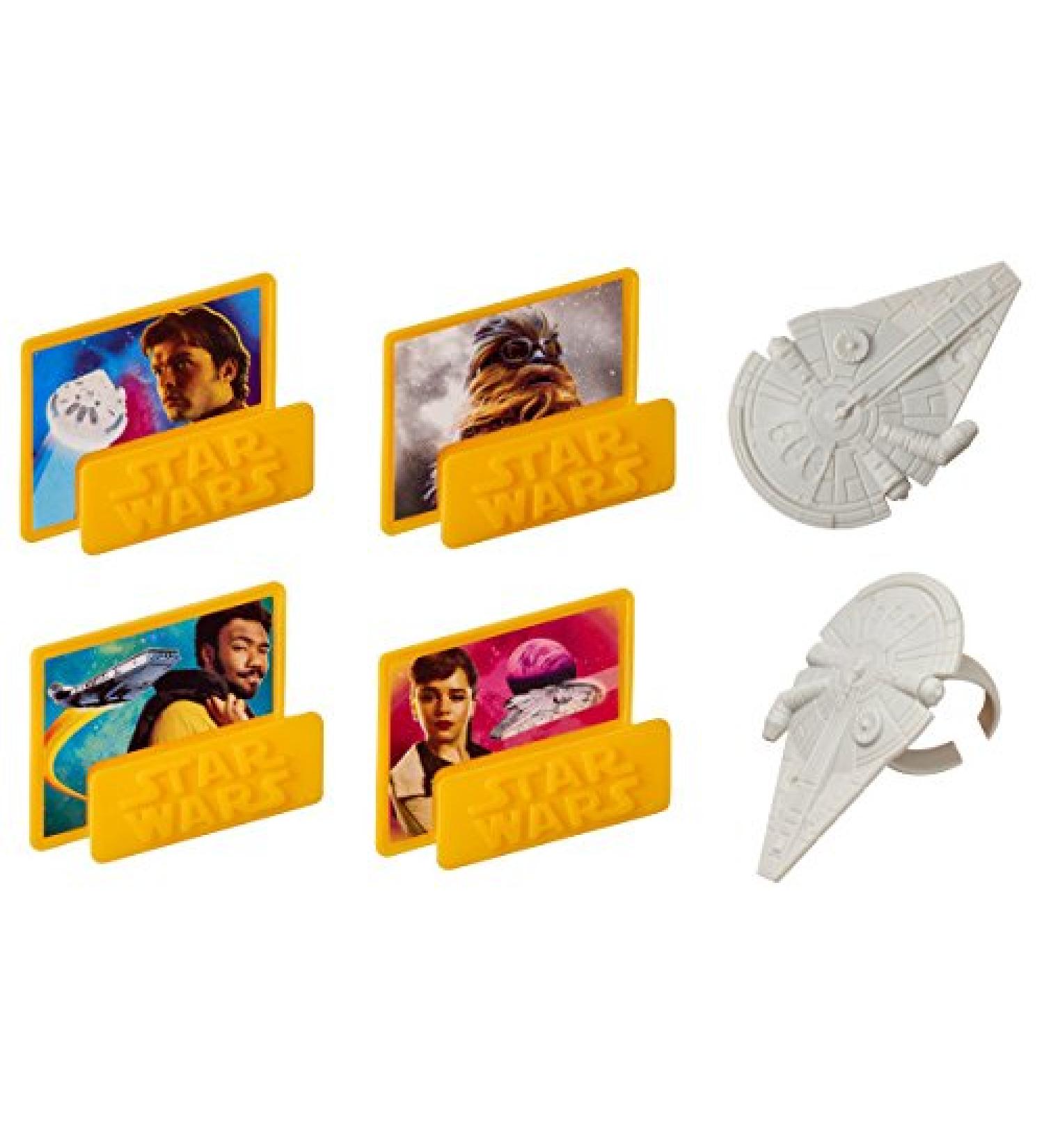 Solo a Star Wars Story: Han Solo Cupcake Rings - 24 pc