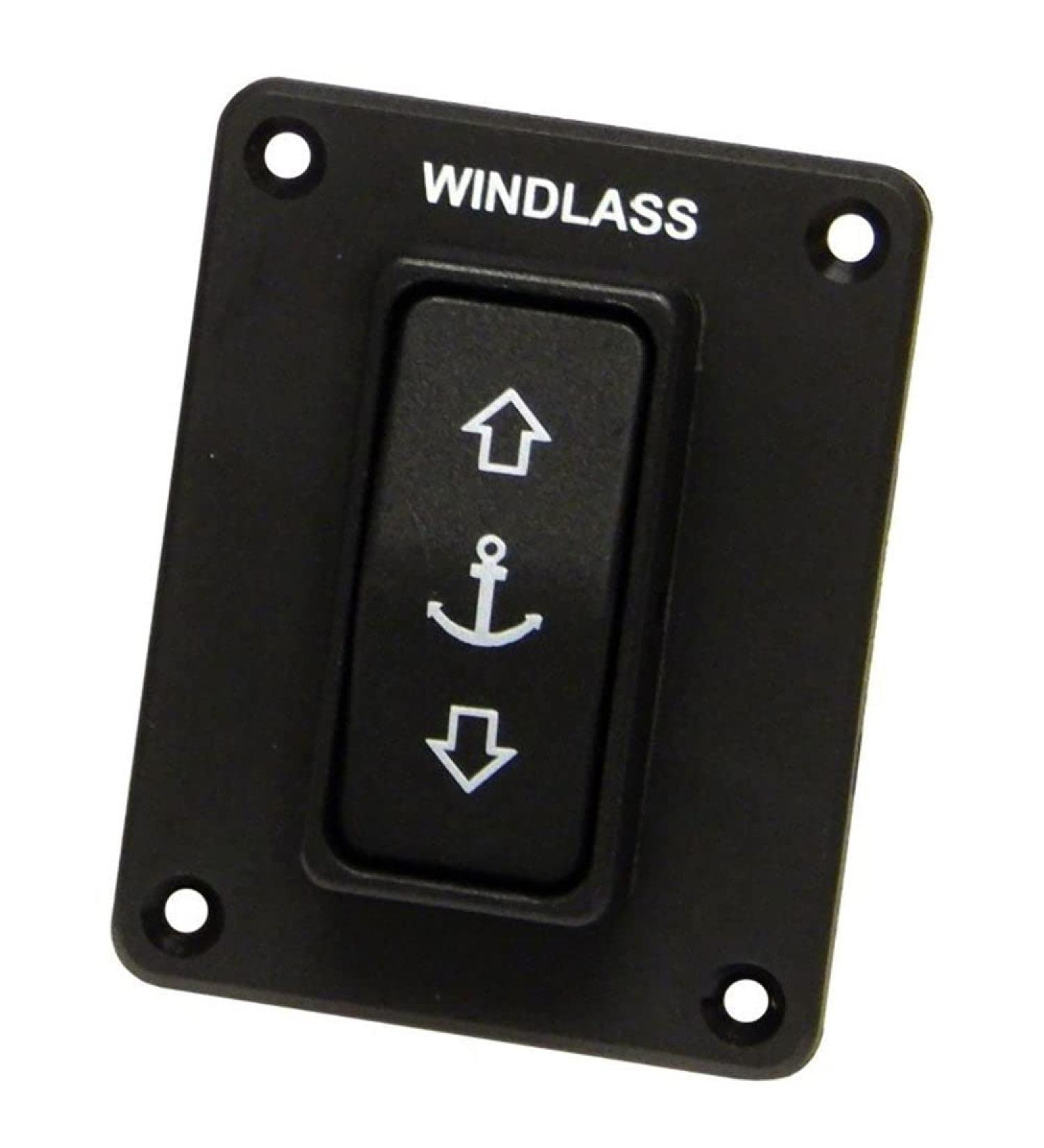 Lewmar Guarded Rocker Switch, Black, One Size 1