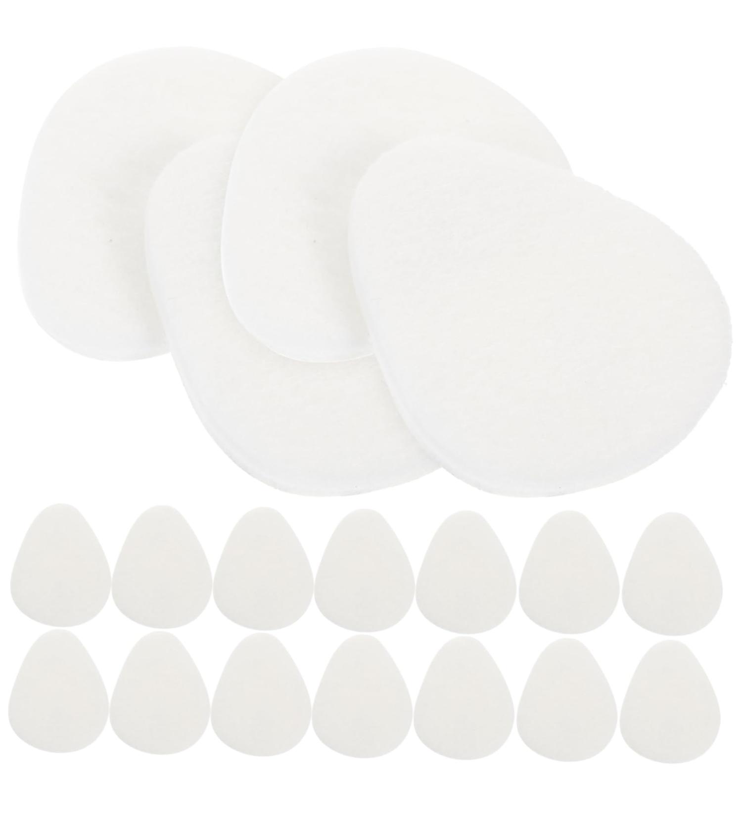 FOMIYES Forefoot Half Size Pads - 125 Pairs Suction Cup Insoles for Women's High Heels & Dressy Shoes - Replaceable Cashmere Wool White Foot Blocks - Buy Online on GoSupps.com