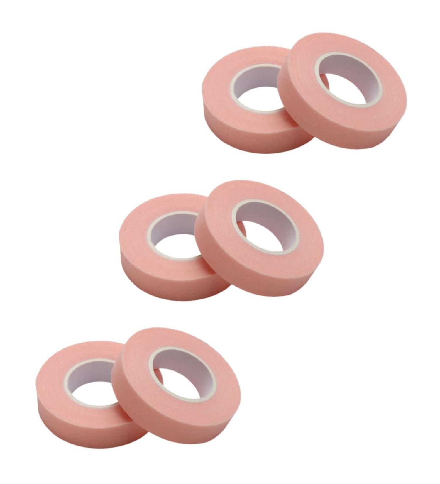 Balacoo Eyelash Tape - 6 Rolls Pink Makeup Tape for Eyelash Extensions Under Eye Patches & Adhesive - Non-Woven Microporous Grip - Buy Online on GoSupps.com