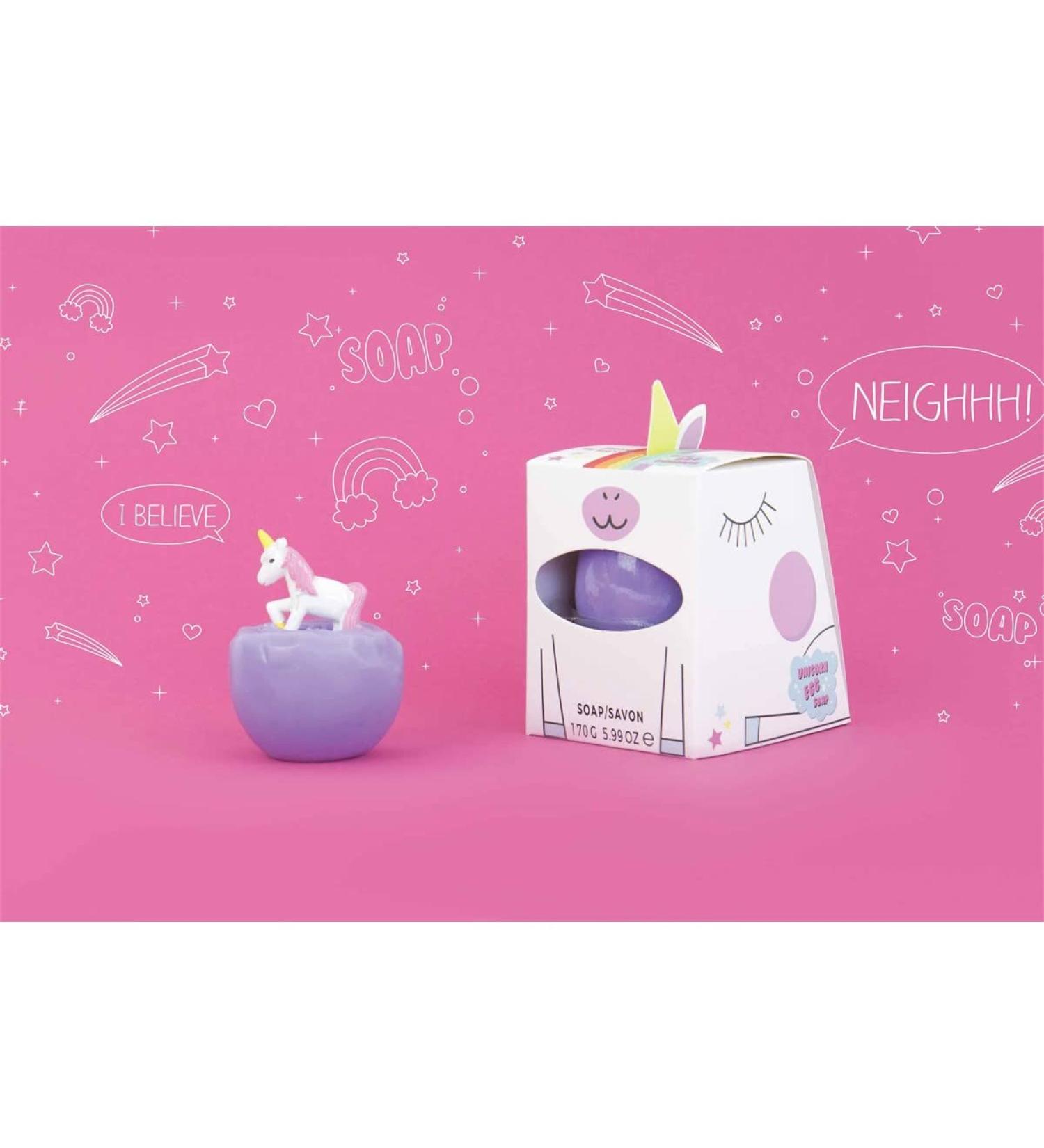 Unicorn Egg Soap with Surprise Toy - Fun & Colorful Bath Time Treat | Shop Internationally - Buy Online on GoSupps.com
