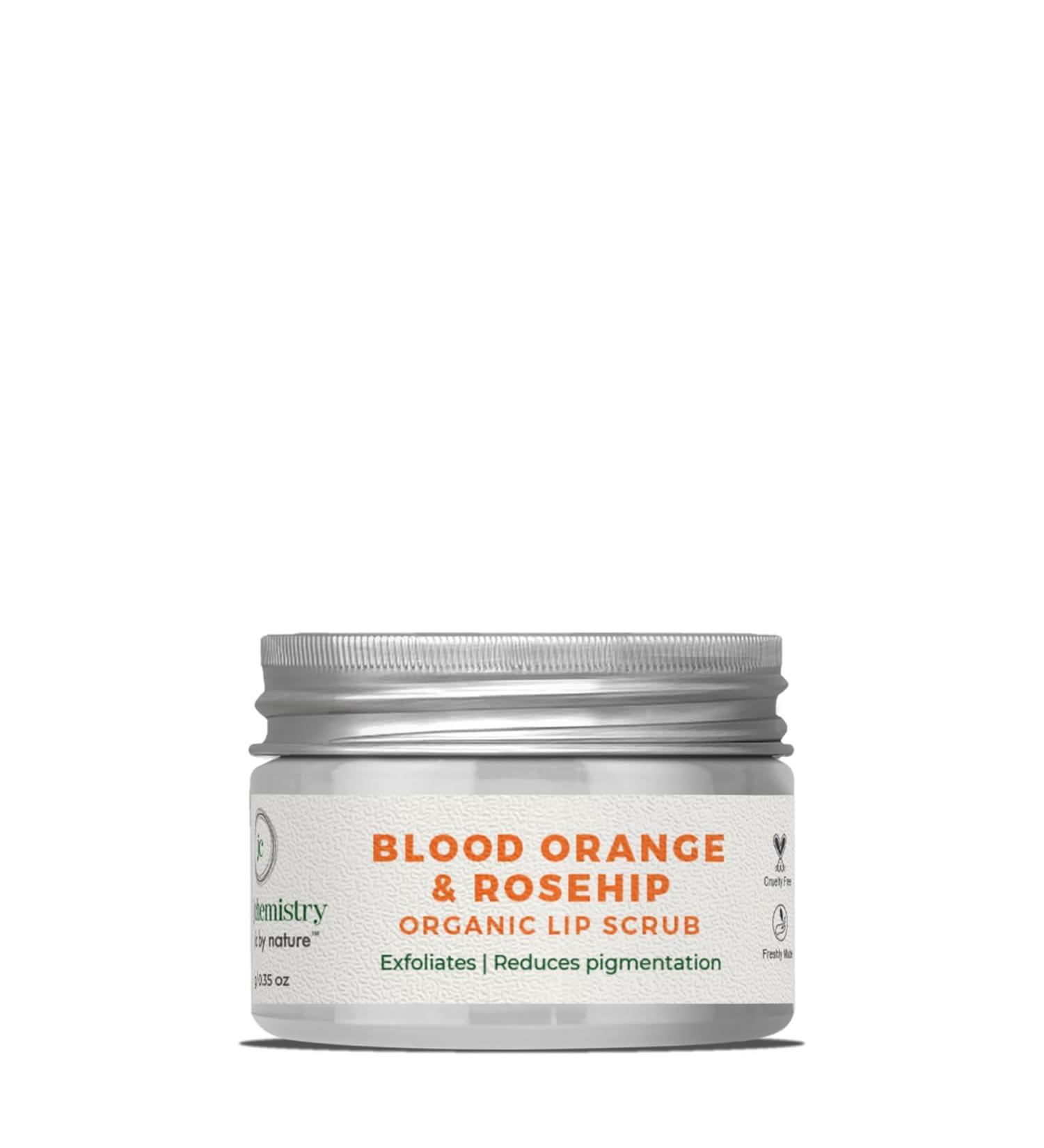 Organic Orange & Rosehip Lip Scrub | 10g - Natural Care for Dry Chapped Lips | Cruelty-Free & Pigmented Solution - Buy Online on GoSupps.com
