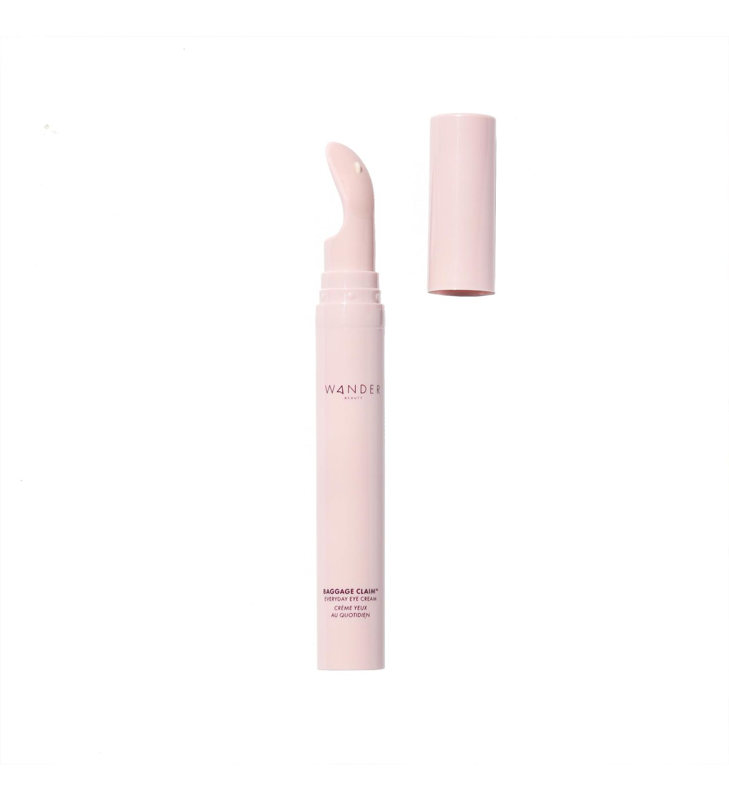 Wander Beauty Baggage Claim Everyday Eye Cream - Hydrating Eye Treatment for Dark Circles, Under-Eye Bags, and Fine Lines - With Hyaluronic Acid for Brighter, Tighter, and Lifted Eyes - Buy Online on GoSupps.com