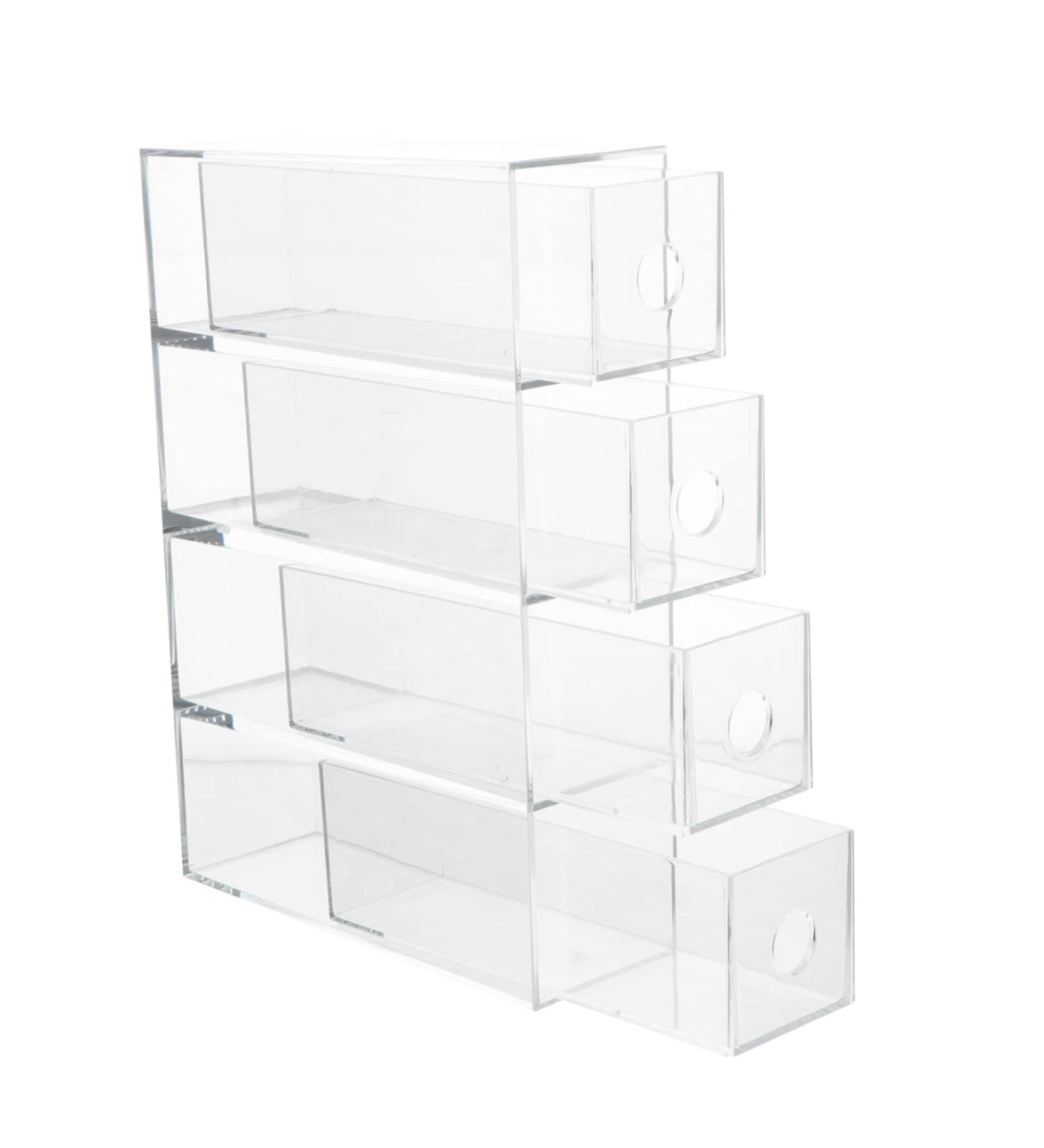 FOMIYES 1pc Box Eye Shadow Storage Box Makeup Storage Drawers Acrylic Compact Holder Storage Rack Make up - Buy Online on GoSupps.com