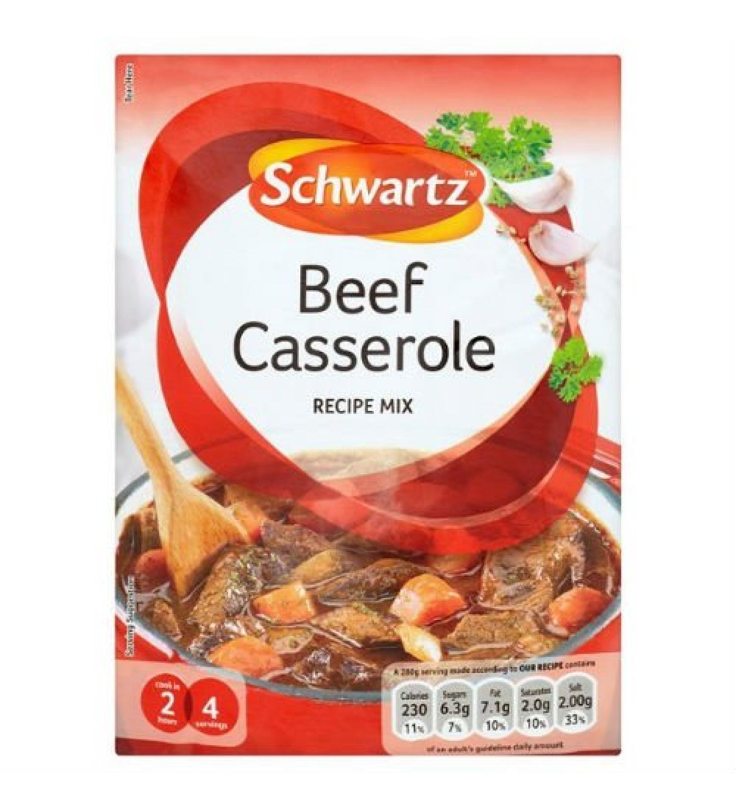 Schwartz Schwartz 8 x Beef Casserole Dishes 43g
