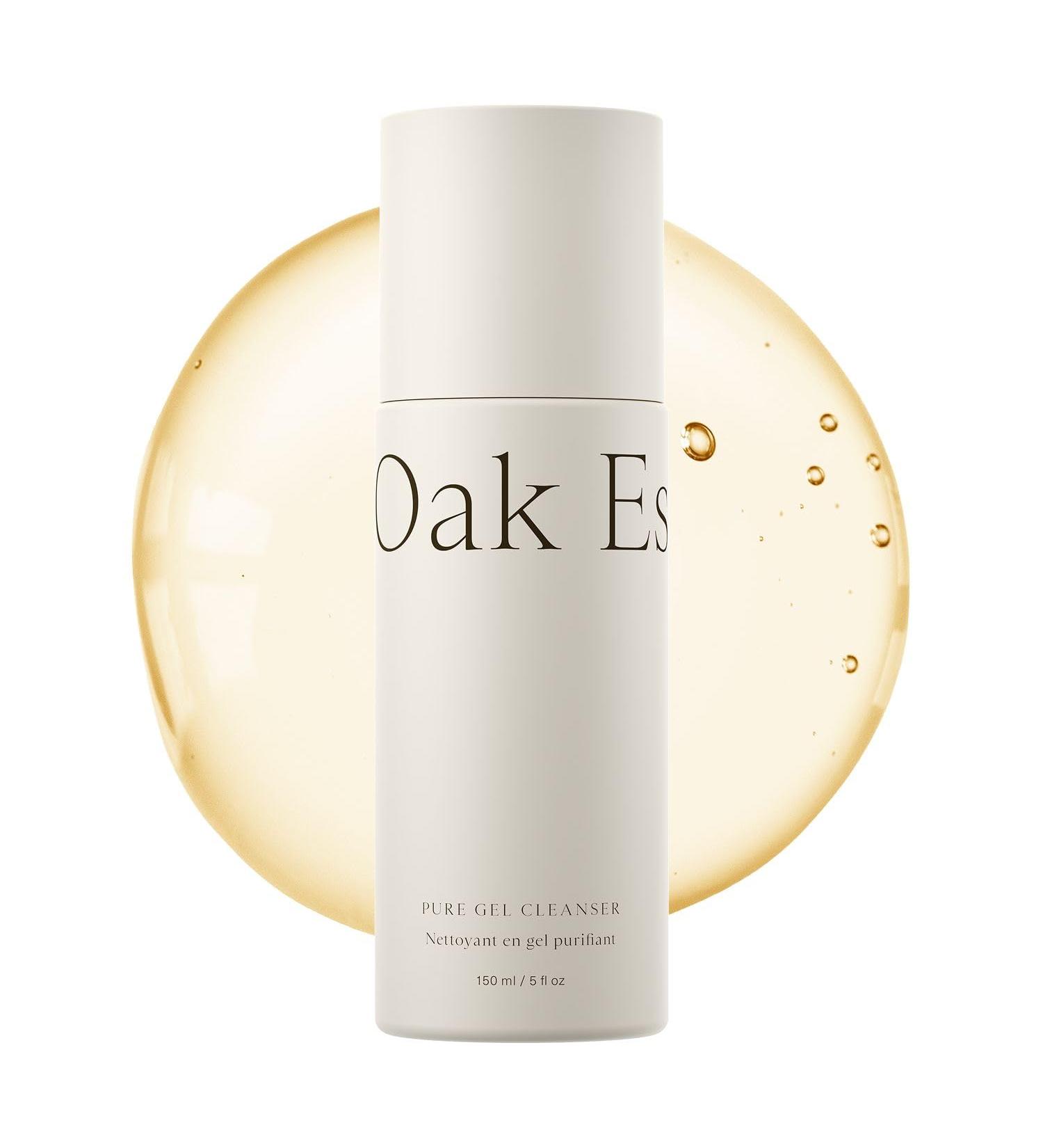 Oak Essentials Pure Gel Cleanser | Clarifying Gel Face Wash with Aloe and Amino Acids | Removes Dirt & Oil Without Drying 5 Fl Oz - Buy Online on GoSupps.com