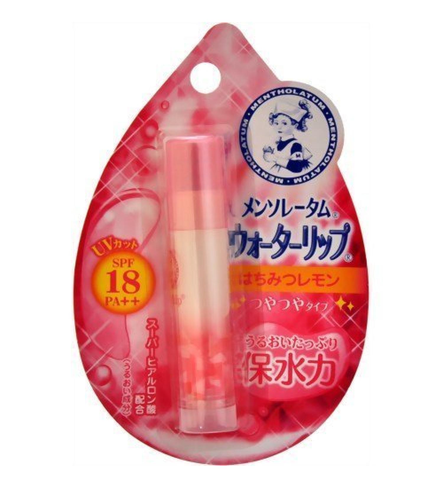 Rohto LipCare Water Lip Honey Lemon Shiny SPF18 PA++ 4.5g - Buy Online on GoSupps.com
