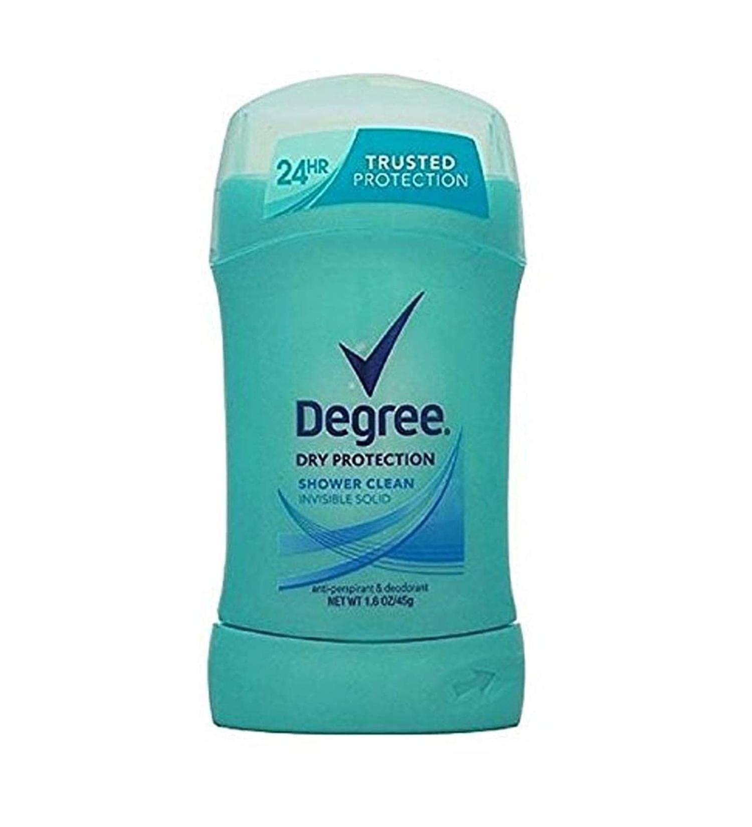 Degree Shower Clean Dry Protection Antiperspirant Deodorant Stick 1.6 oz - Blue - Buy Online on GoSupps.com