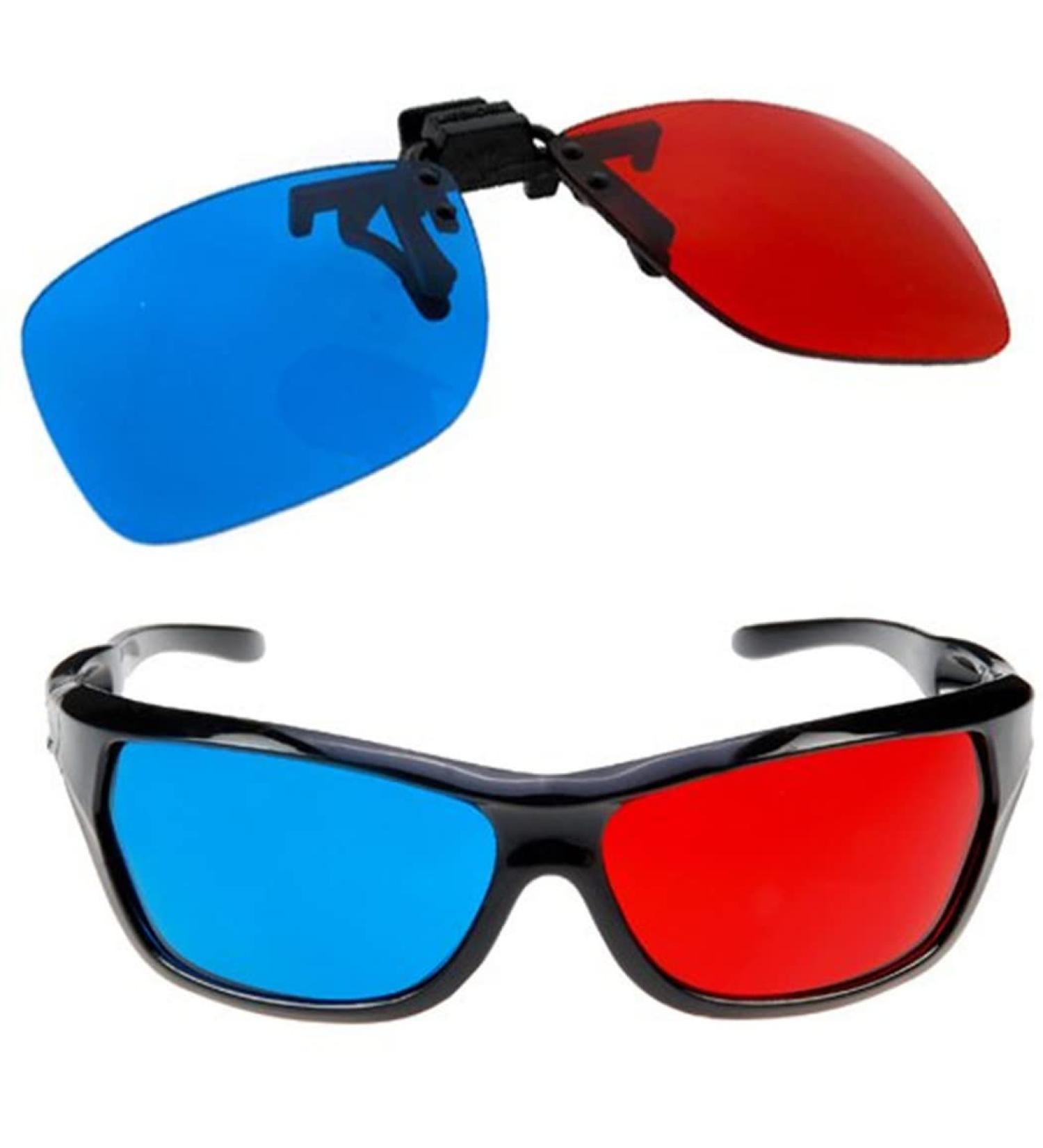 3D Vision Glasses - Multi-Use Red Blue Anaglyph Glasses for Movies Games & Theater - International Shipping Available - Buy Online on GoSupps.com
