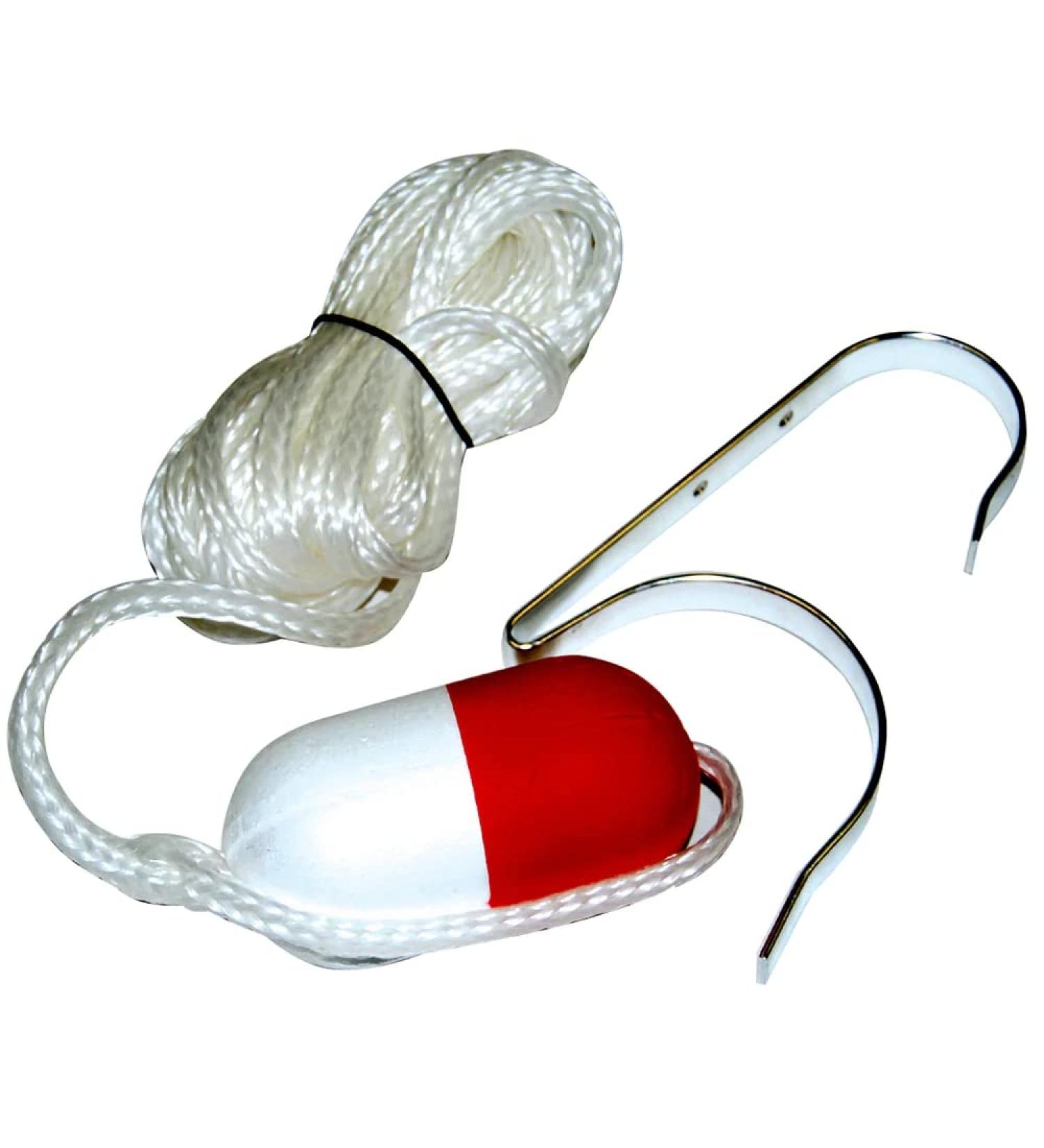 Taylor Made 375 Ring Buoy Holder with 30-Feet White Heaving Line