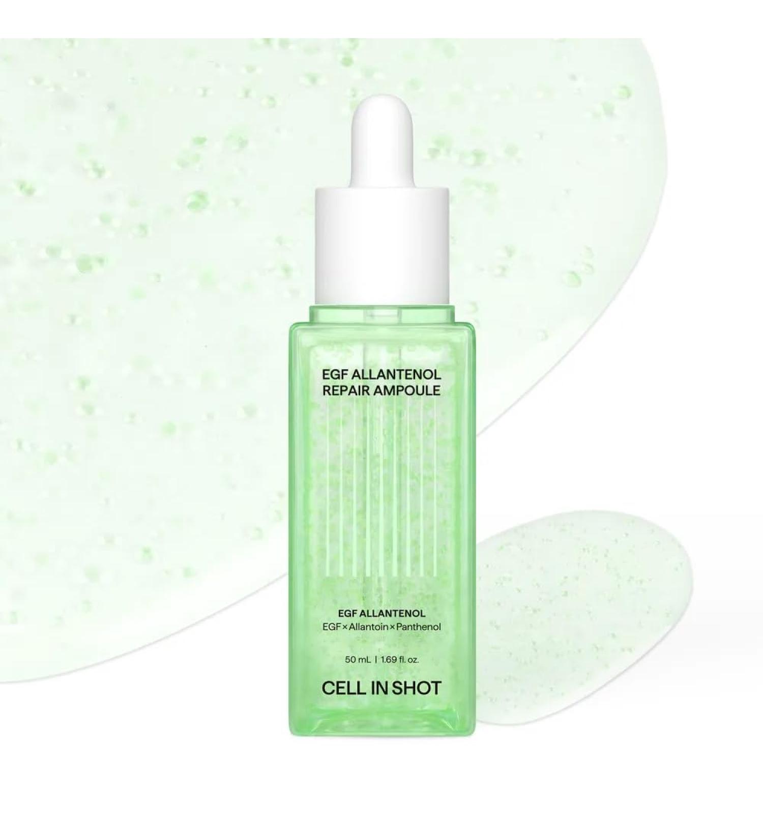 CELL IN SHOT EGF Allantenol Repair Ampoule, Hydrating and Barrier Support, Centella Asiatica, Hyaluronic Acid & Ceramides, Soothing Ampoule for Sensitive Skin, Brightening Recovery Serum, 1.01 fl oz - Buy Online on GoSupps.com