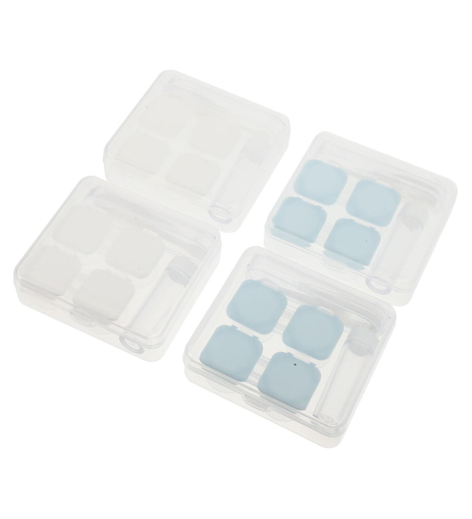 Ultechnovo 4 Pcs Colored Contact Lenses Case - Travel Storage & Cleaning Accessories - Buy Online on GoSupps.com