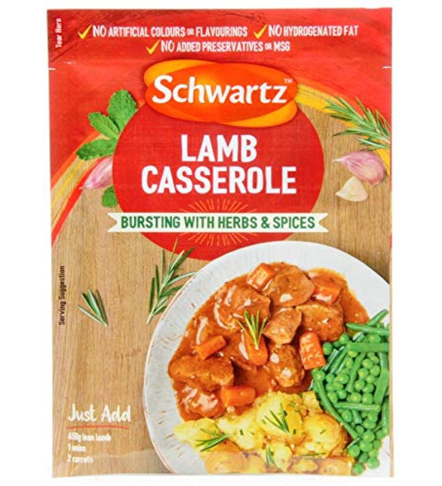 Schwartz Schwartz Range of Sauces (Classic Lamb Casserole 3 x 35g)