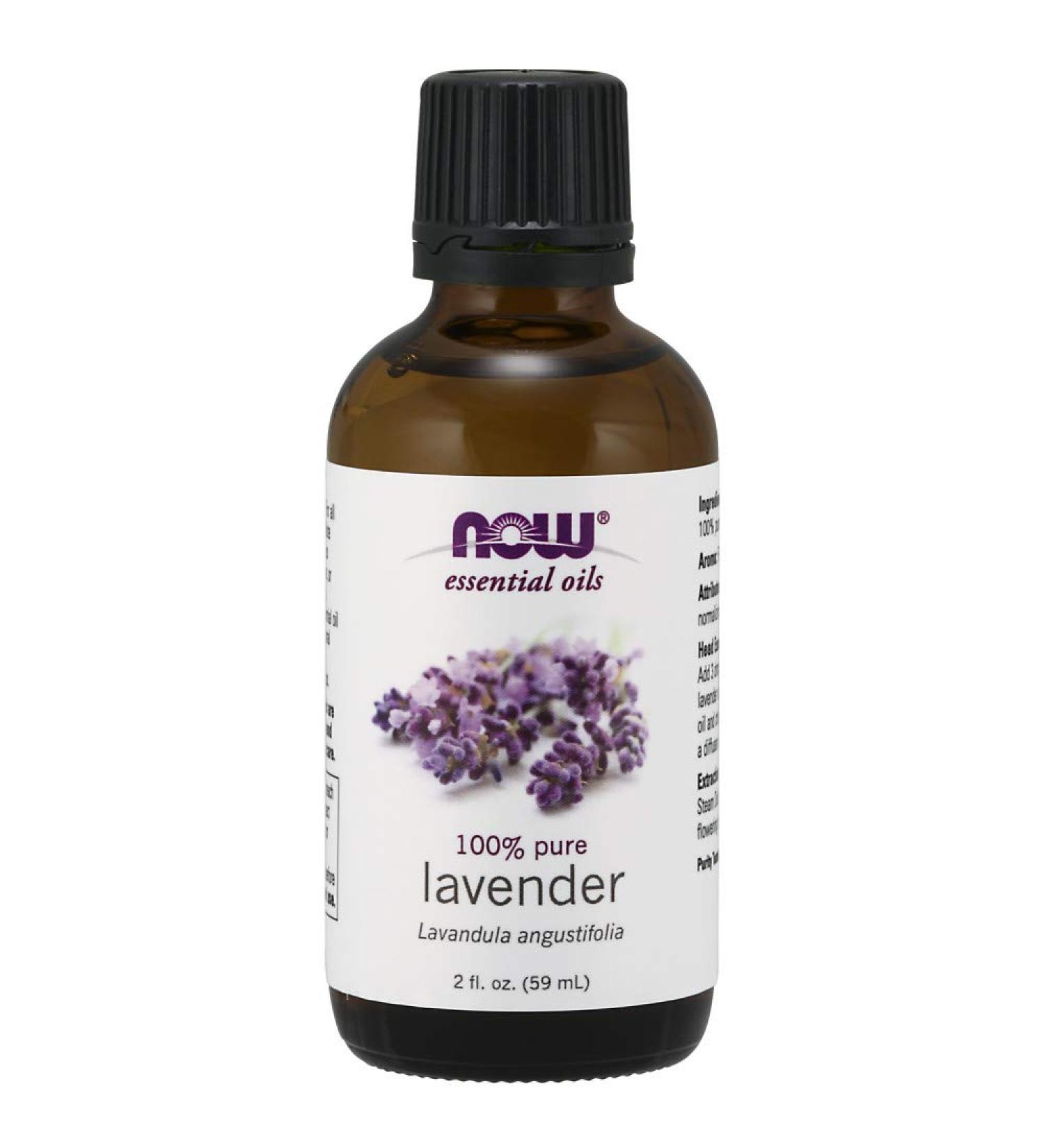 Now Foods Lavender Essential Oil 2 fl oz (59 ml) - Pure Aromatherapy & Relaxation - Buy Online on GoSupps.com