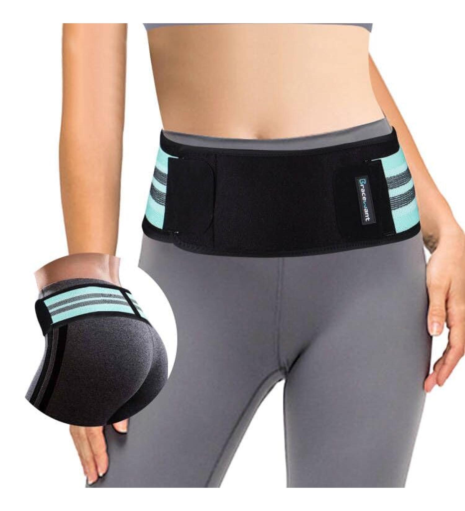 Sacroiliac SI Joint Hip Belt - Premium Lower Back Support Brace for Men & Women | Pelvic Support for Sciatica & Lumbar Pain Relief - Buy Online on GoSupps.com