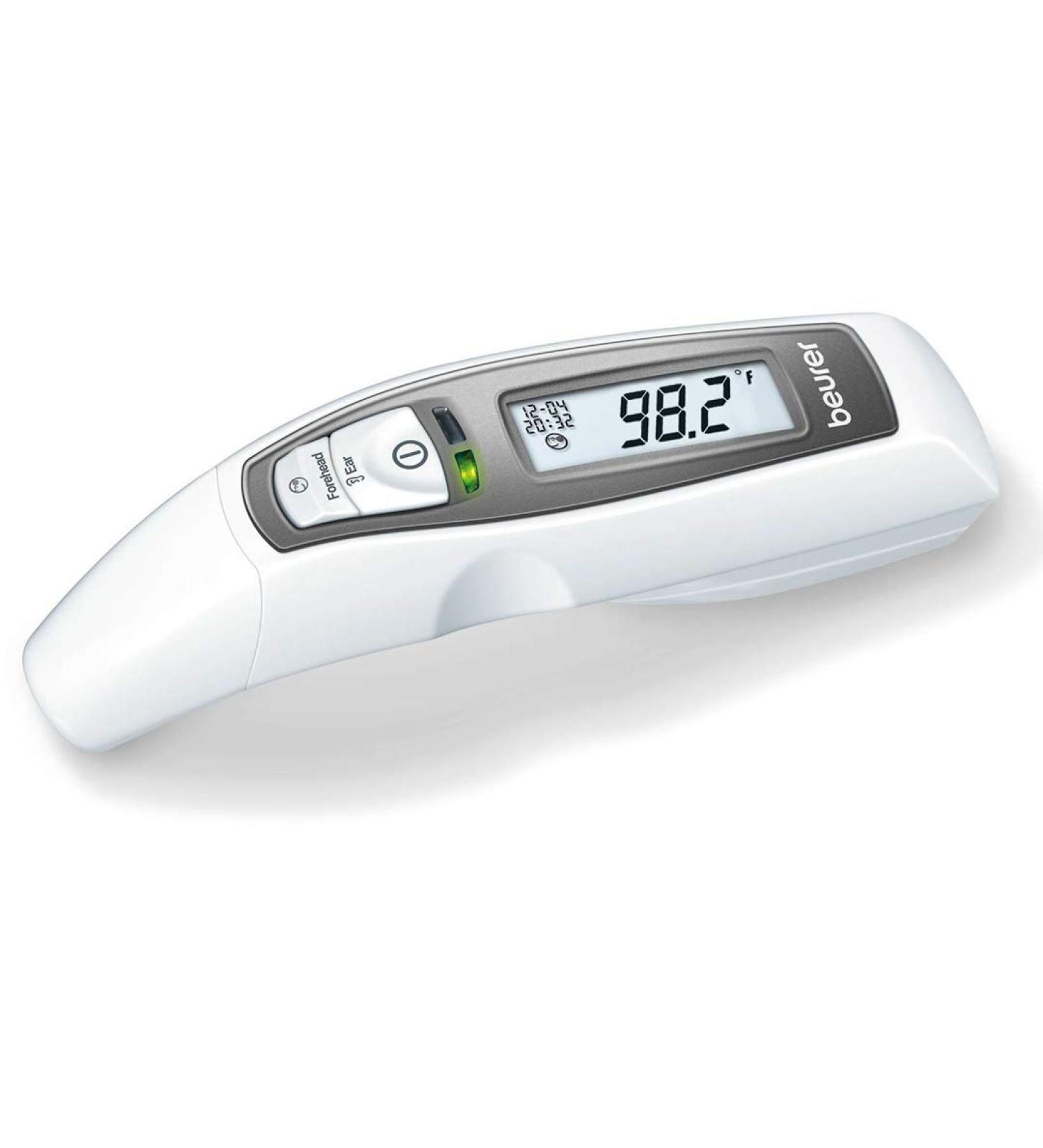 Beurer FT65 Multifunction Infrared Thermometer - 3-in-1 for Adults and Kids - Ear, Forehead, and Surface Modes - Color Changing Fever Indicator - Buy Online on GoSupps.com