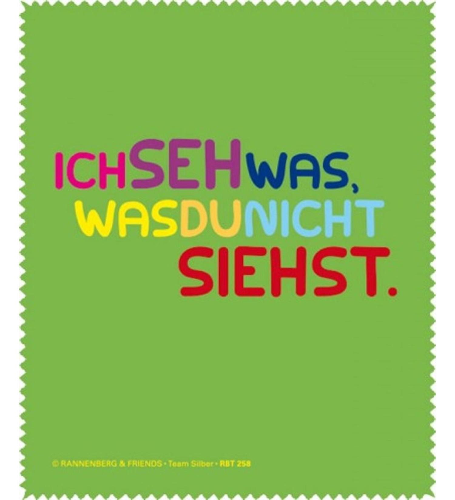 Rannenberg & Friends Cleaning Cloth Glasses Cleaning Cloth I SEE something Microfiber Cloth Cleaning Cloths Glasses Cleaning Cloths Cloths