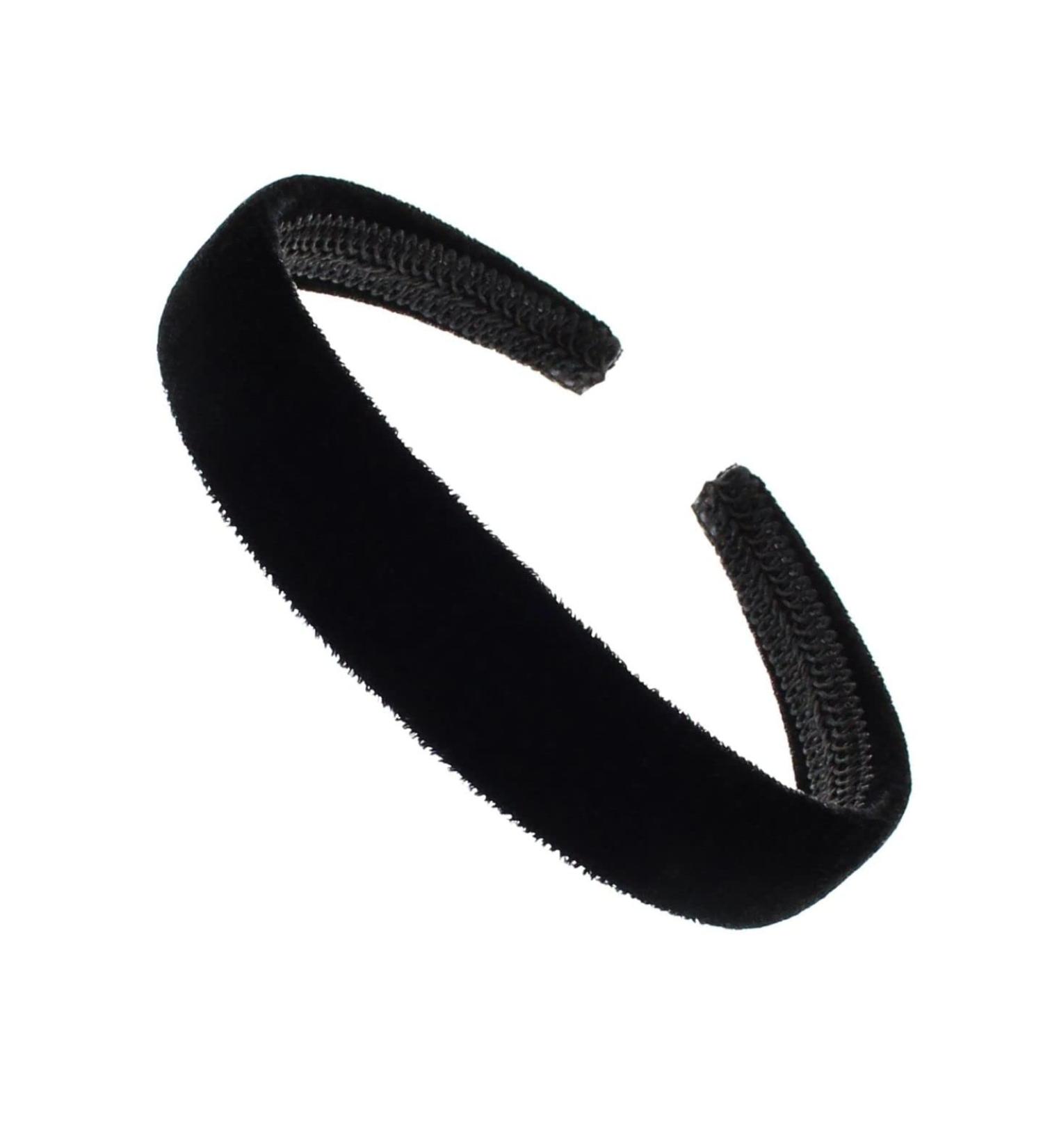 Topkids Accessories Velvet Alice Headband Hairband Hair Band Head Band Women Girls 90s 80s 70s 60s Wedding Hen Party Bridal Festival Adult Wonderland Thick Wide (2.5cm Black) - Buy Online on GoSupps.com