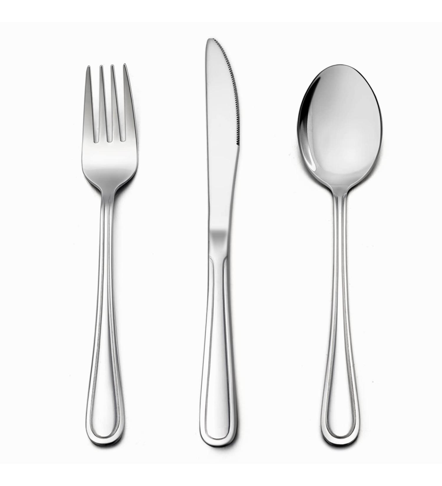 Kids Cutlery Set - 9 Piece Stainless Steel Child's Silverware, Safe Utensils for Toddlers - Mirror Finished & Dishwasher Safe - Buy Online on GoSupps.com