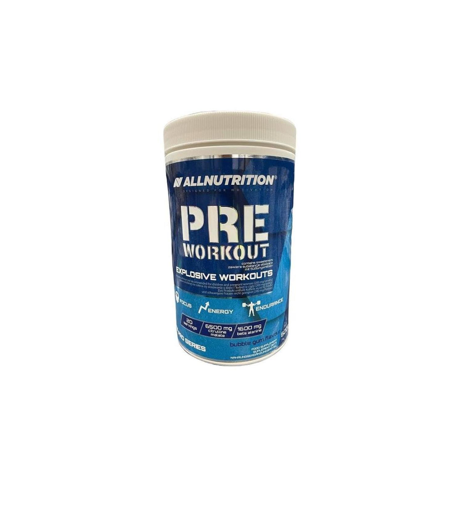 Allnutrition Pre Workout Bubblegum 600g