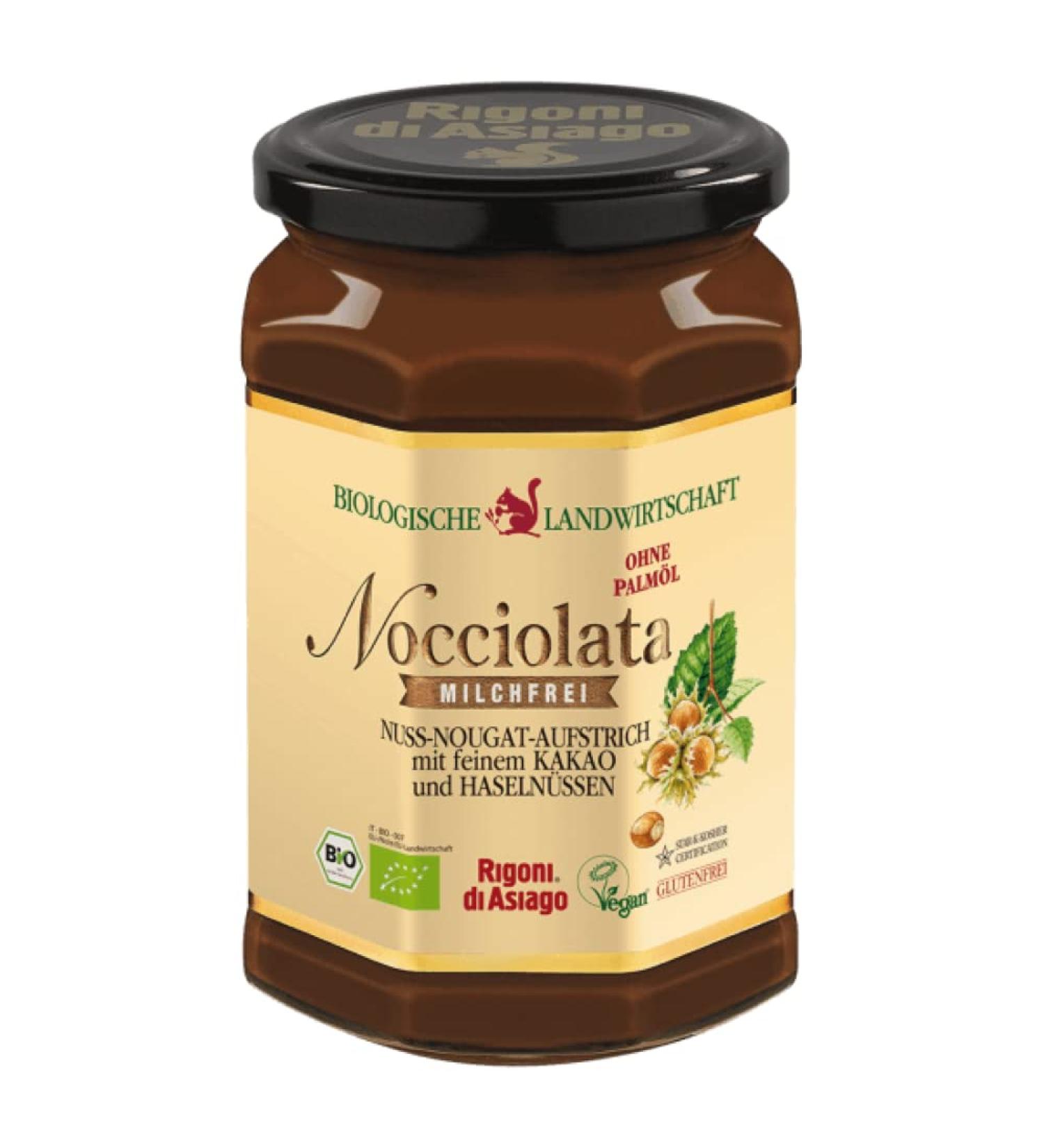 Rigoni di Asiago Nocciolata - milk -free 6x 650g hazelnut cream without palm oil nut nougat cream without palm oil delicious spread (6)