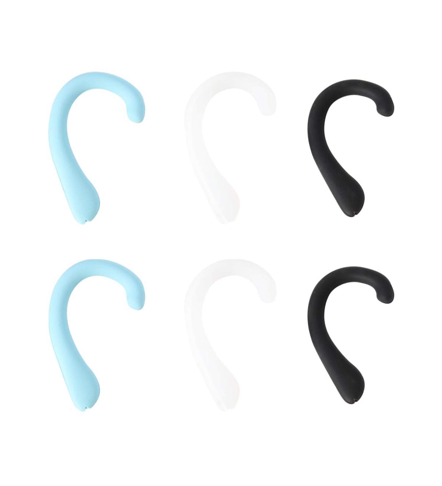 6 Pieces Silicone Ear Hook Set - Ear Cushion Pads for Headset Earrings Facial & Mouth Protection | DIY Mask Extender - Buy Online on GoSupps.com