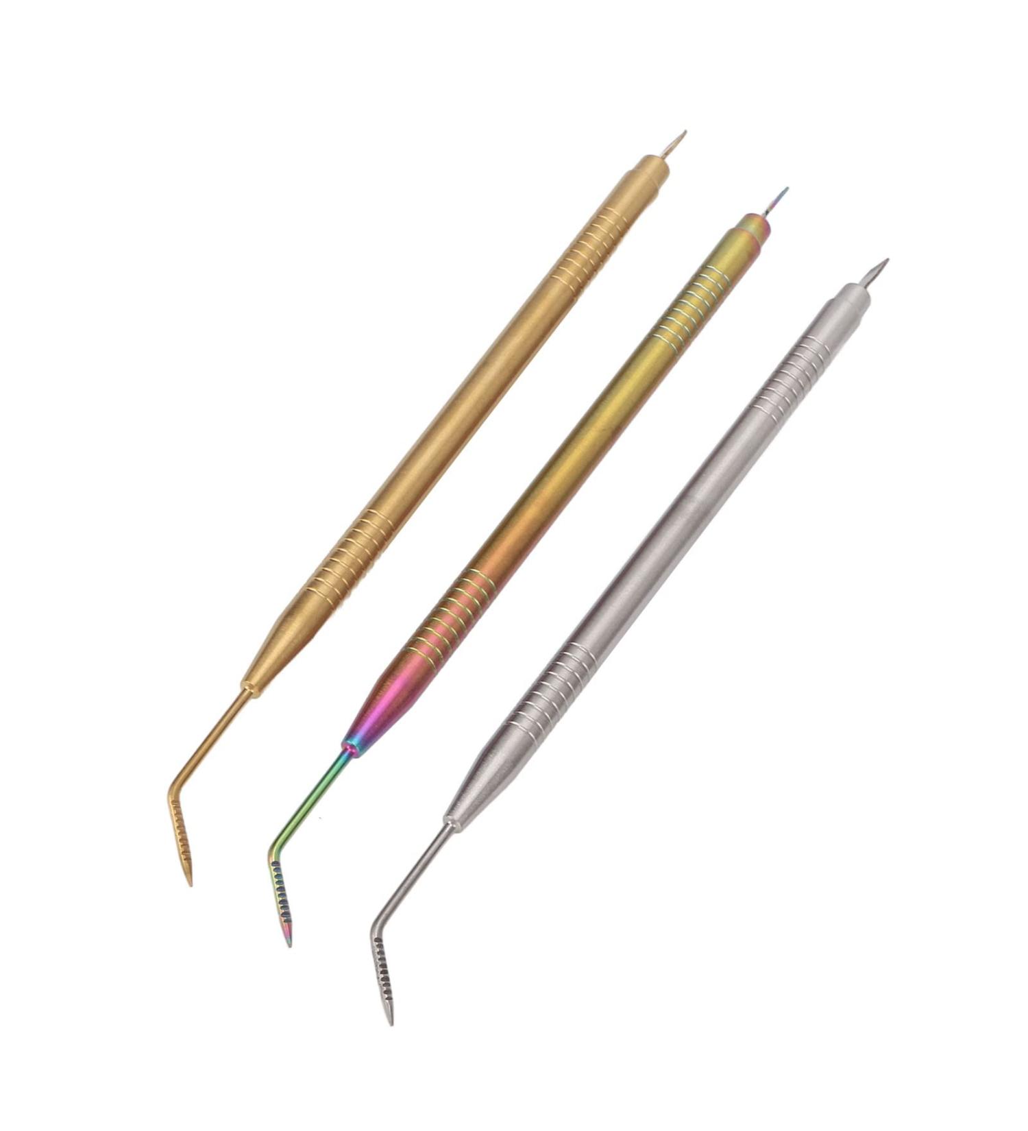 Eyelash Lift Perming Tool Lash 3 Piece Eyelash Separator Tinting Tool with Tail Comb Long Curved Needle Eyelash Duration Lift Tool - Buy Online on GoSupps.com