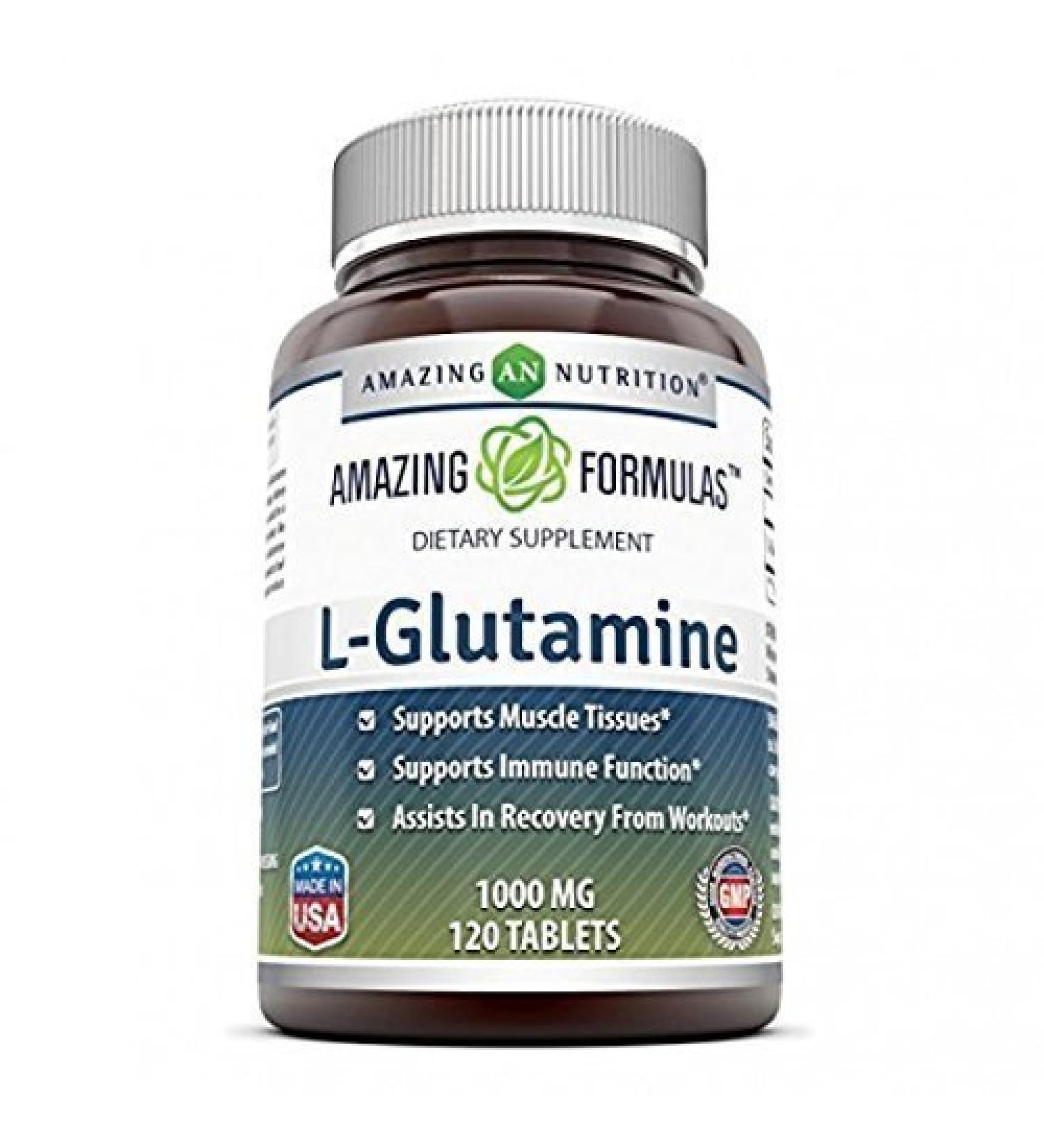 Amazing Formulas L Glutamine 1000 Mg 120 Tablets