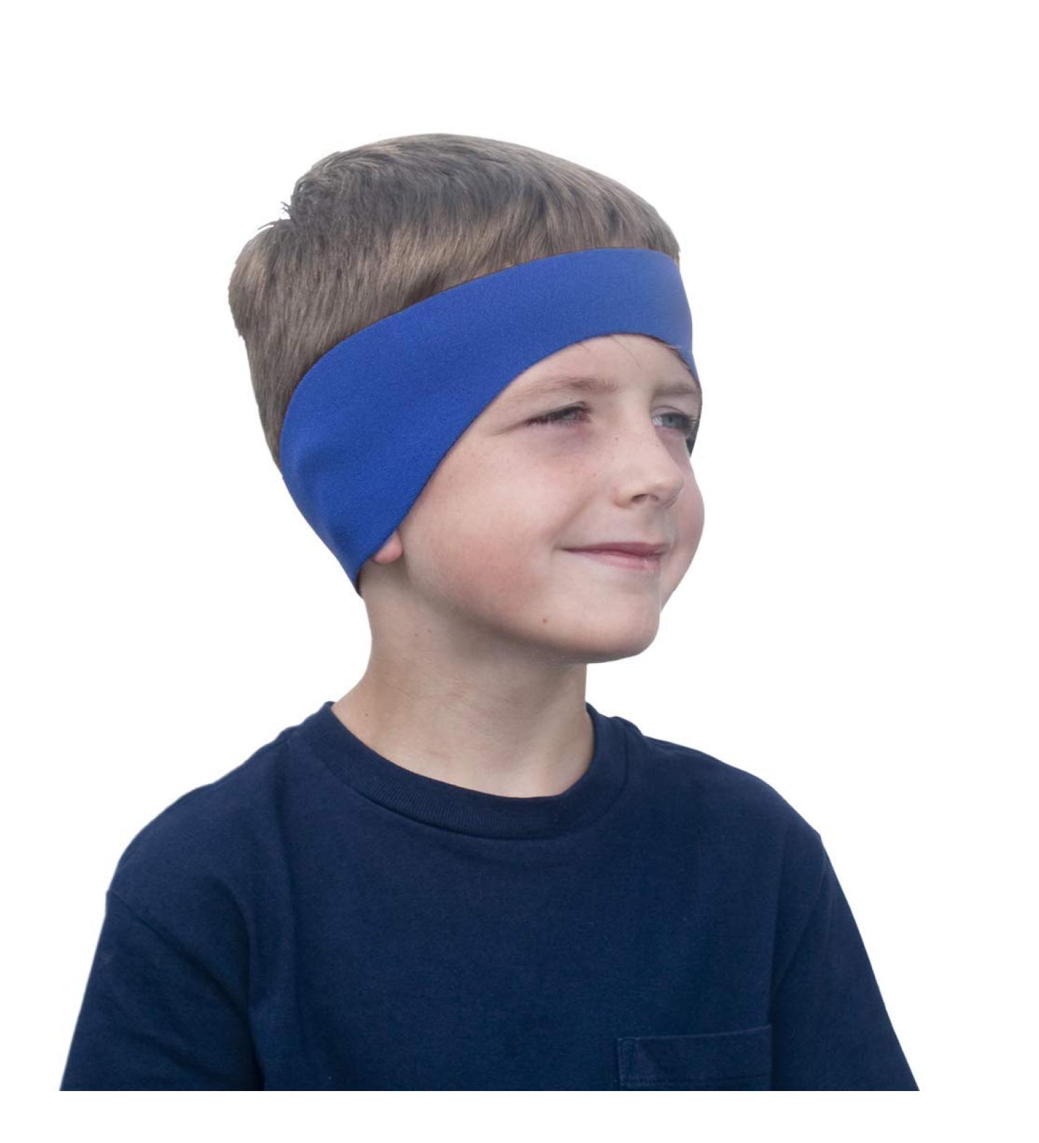 Physician's Choice Neoprene Headband Help Keep Water Out and Ear Protection Devices in Large Royal Blue Pack of 6