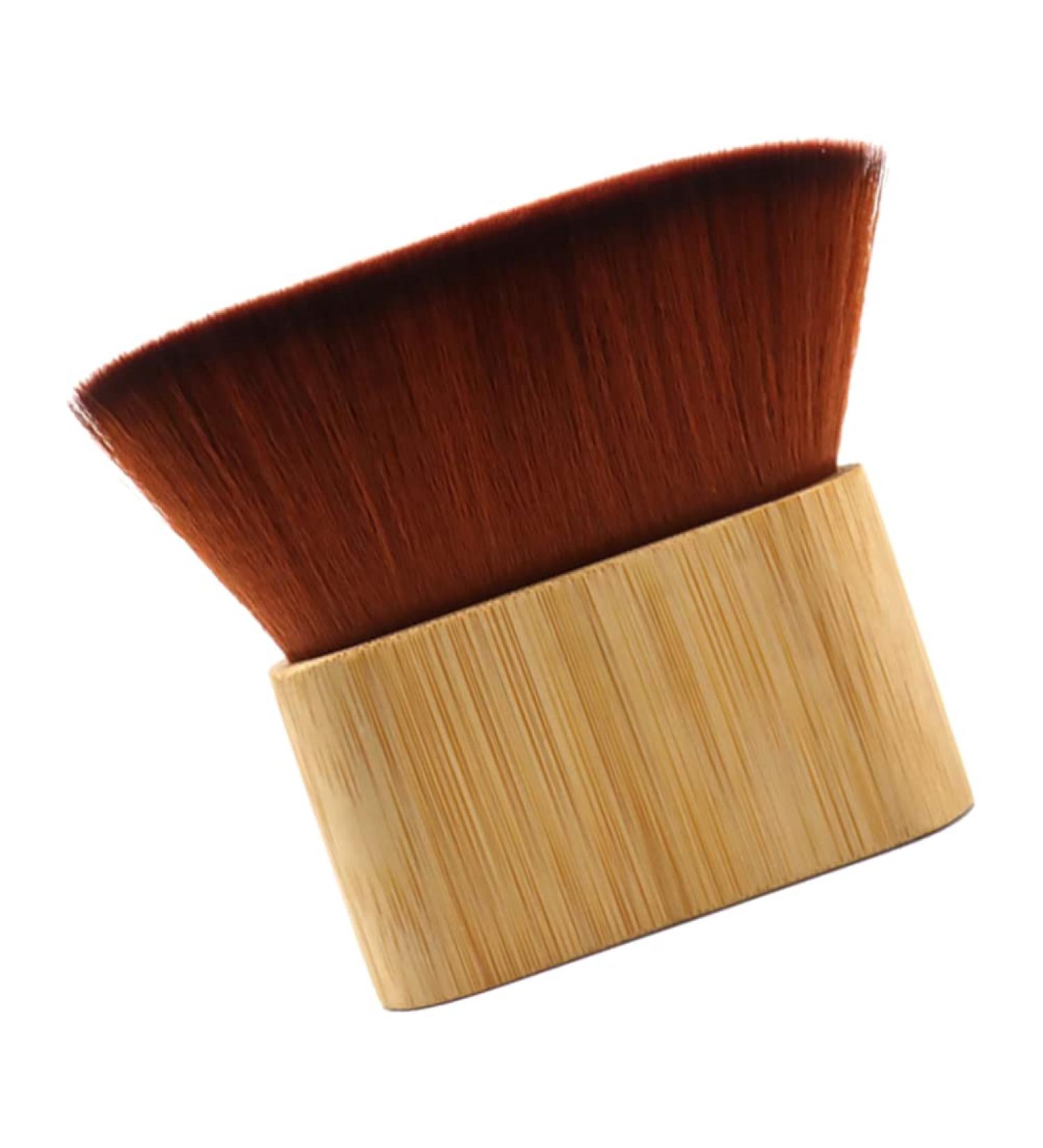 Beavorty hair brush neck duster brush haircut cleaning brush barber shaving brush stylist hair duster barber hair removal brush shave for men salon man fiber wool the face earmuffs - Buy Online on GoSupps.com