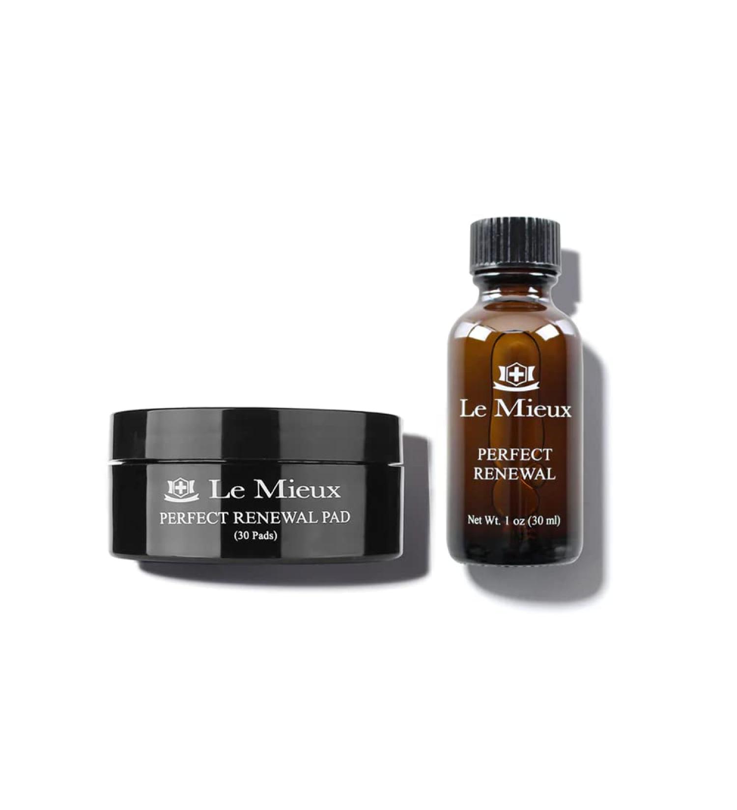 Le Mieux Perfect Renewal Set - Gentle Facial Peel with Mandelic Acid Hyaluronic Acid & Niacinamide for Dark Spots & Radiance - 30 Pads - Buy Online on GoSupps.com